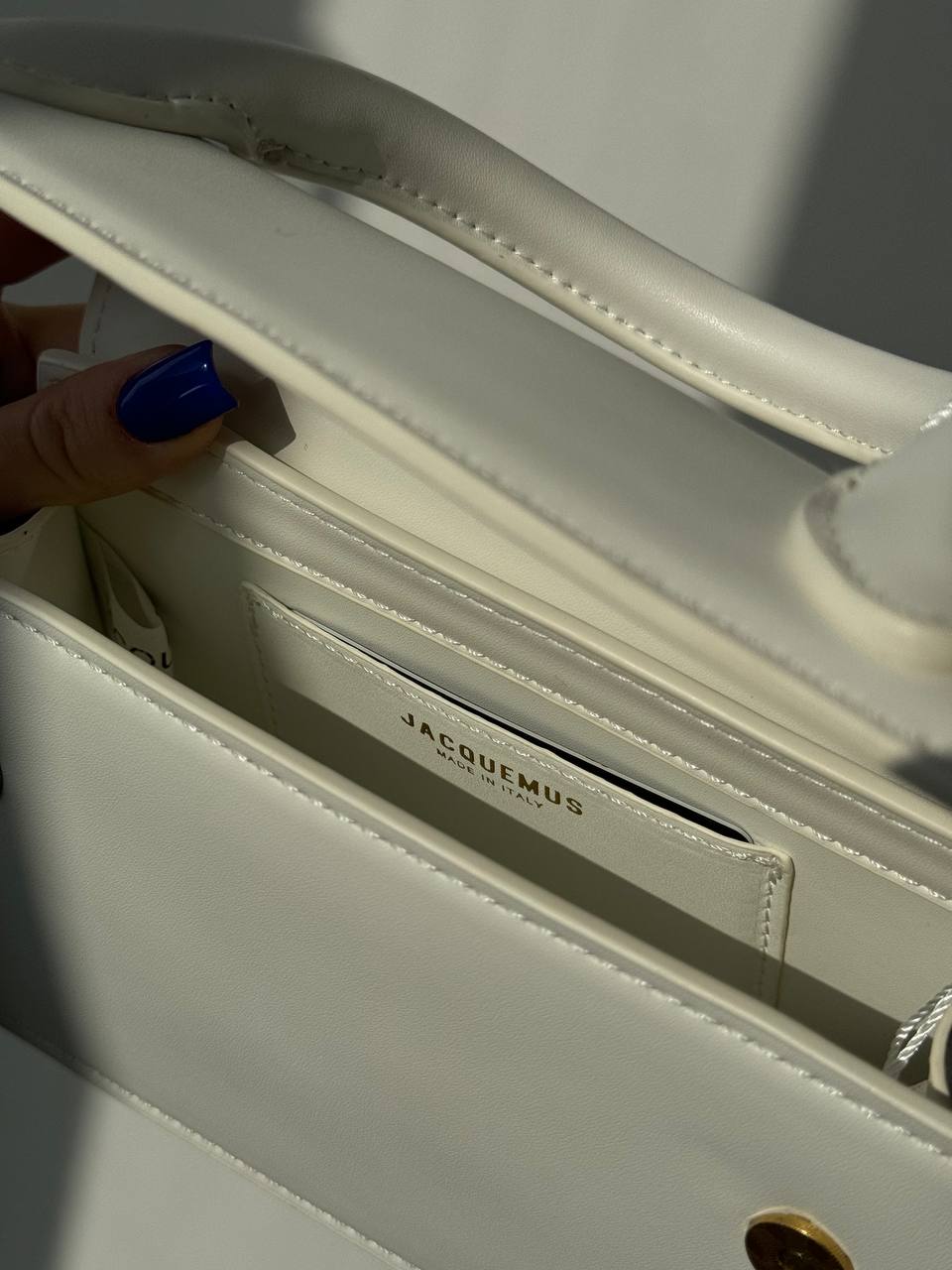 Jacquemus Le Chiquito Long White Leather Top - 6