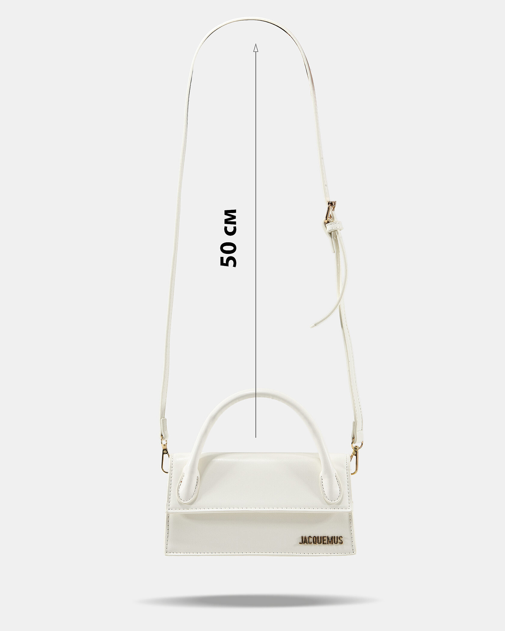 Jacquemus Le Chiquito Long White Leather Top - 4