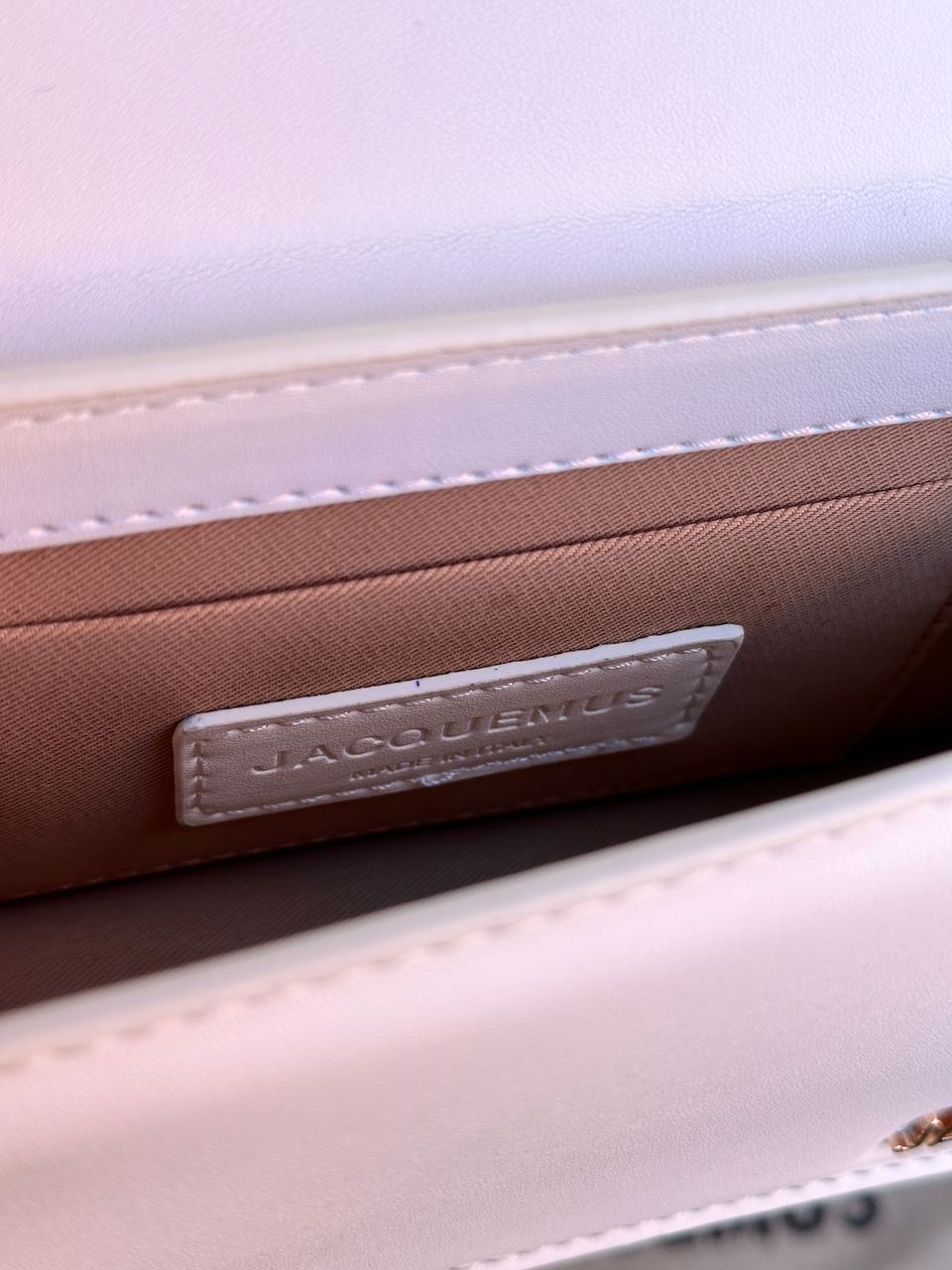 Jacquemus Le Chiquito Long White Leather Top - 14