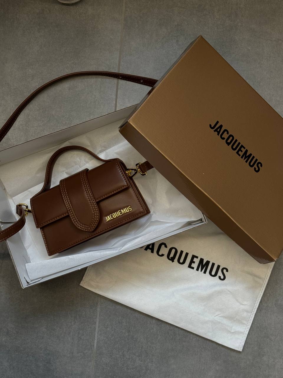 Jacquemus Le Chiquito Micro Leather Bag in Brown - 2