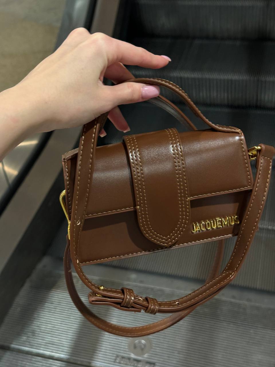 Jacquemus Le Chiquito Micro Leather Bag in Brown - 5