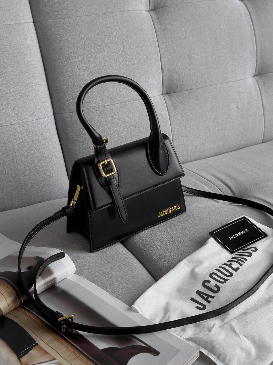 Jacquemus Le Chiquito Moyen Boucle Black - 3