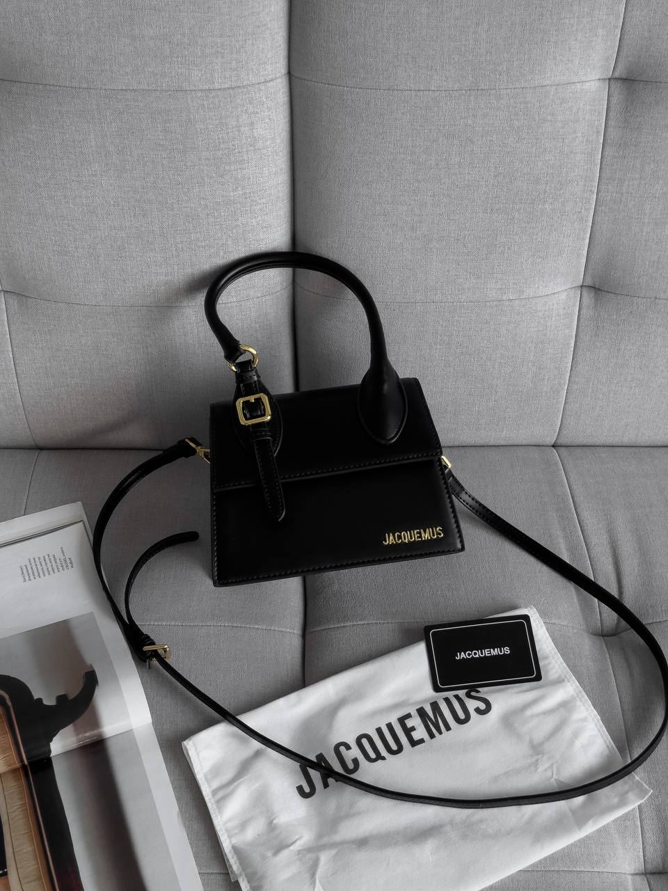 Jacquemus Le Chiquito Moyen Boucle Black - 5