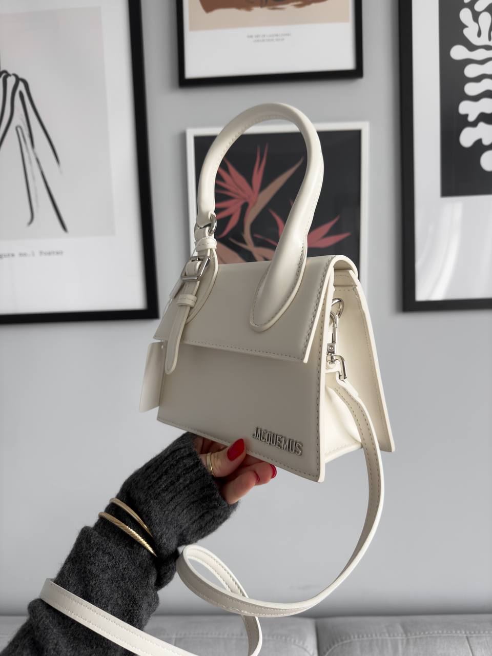 Jacquemus Le Chiquito Moyen Boucle Whte - 12