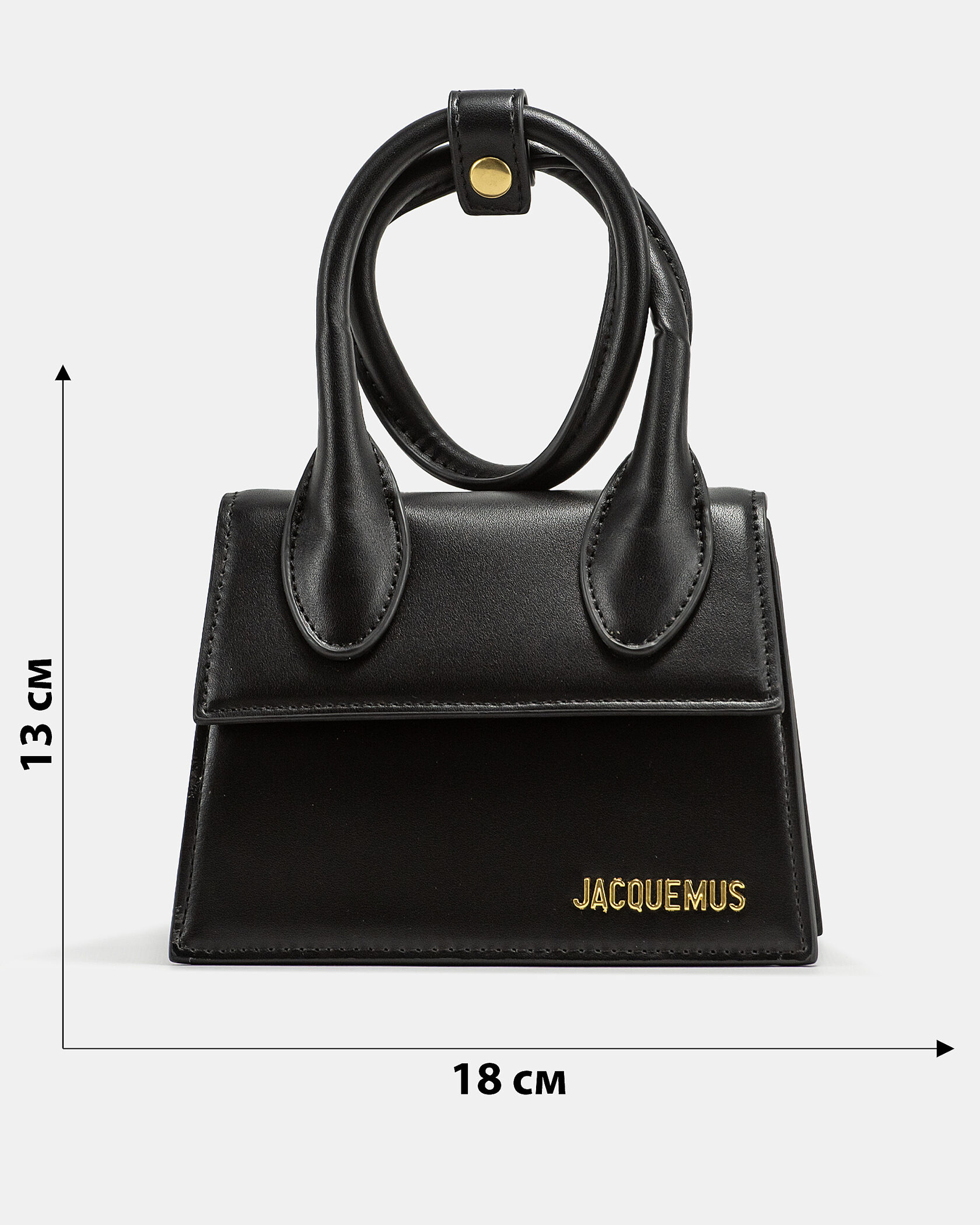 Jacquemus Le Chiquito Noeud Bag Black - 3