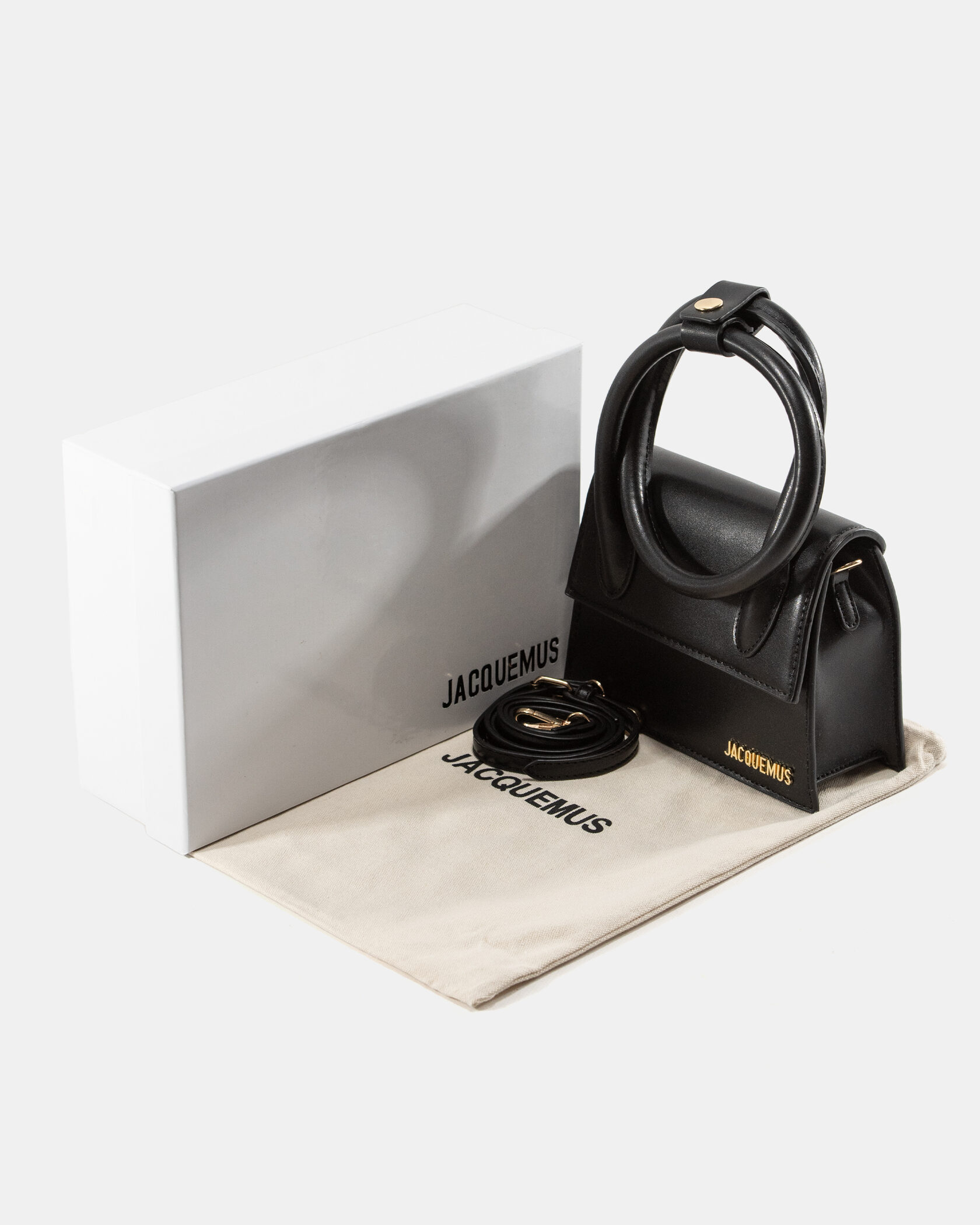 Jacquemus Le Chiquito Noeud Bag Black - 2