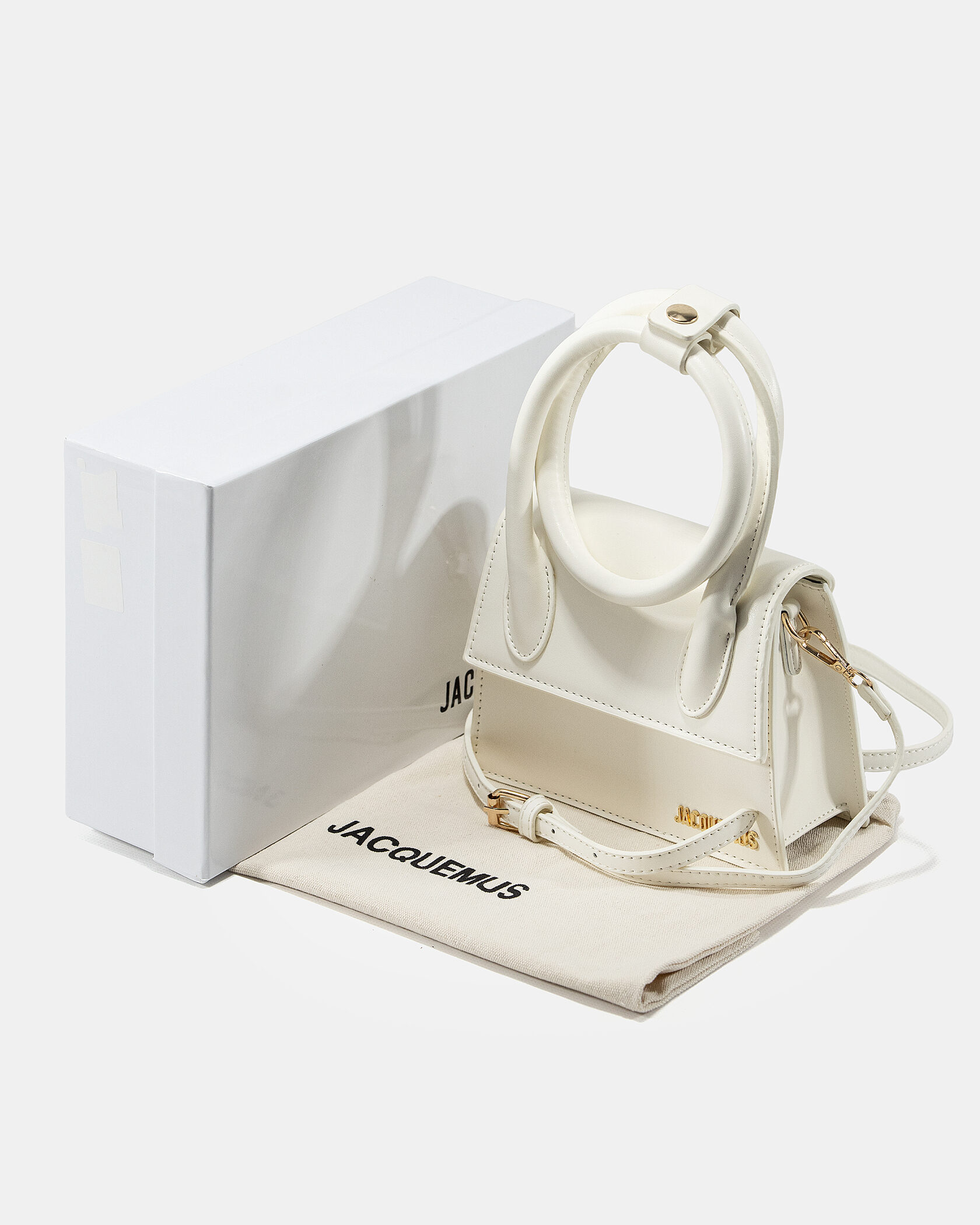 Jacquemus Le Chiquito Noeud Bag White - 2