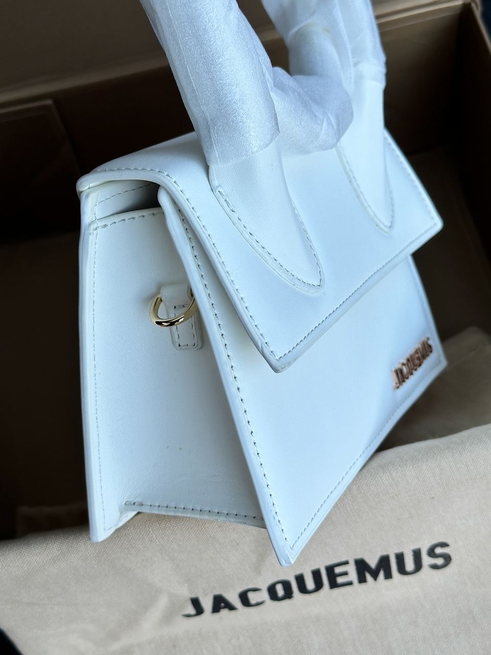 Jacquemus Le Chiquito Noeud Bag White - 3