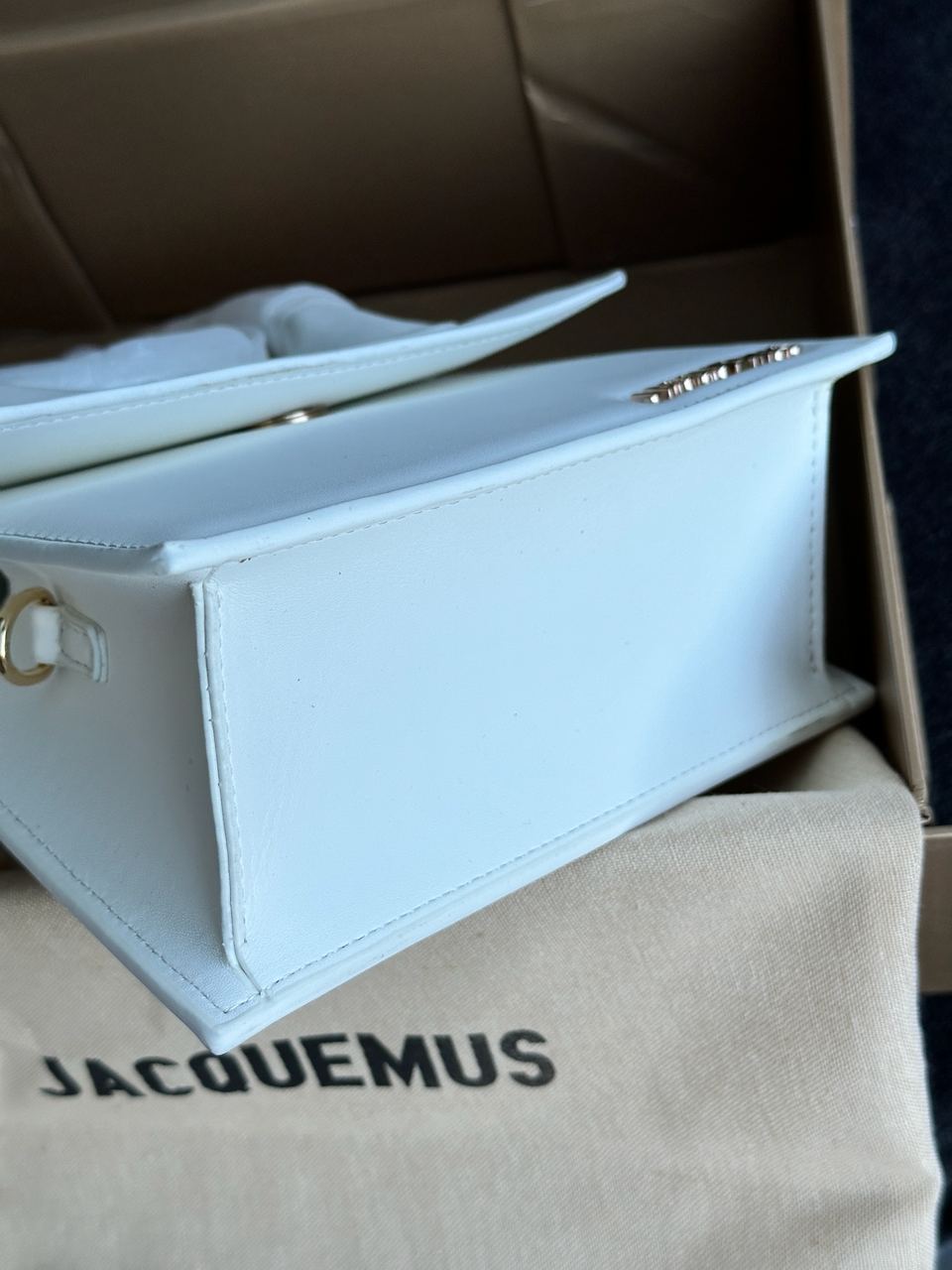 Jacquemus Le Chiquito Noeud Bag White - 8