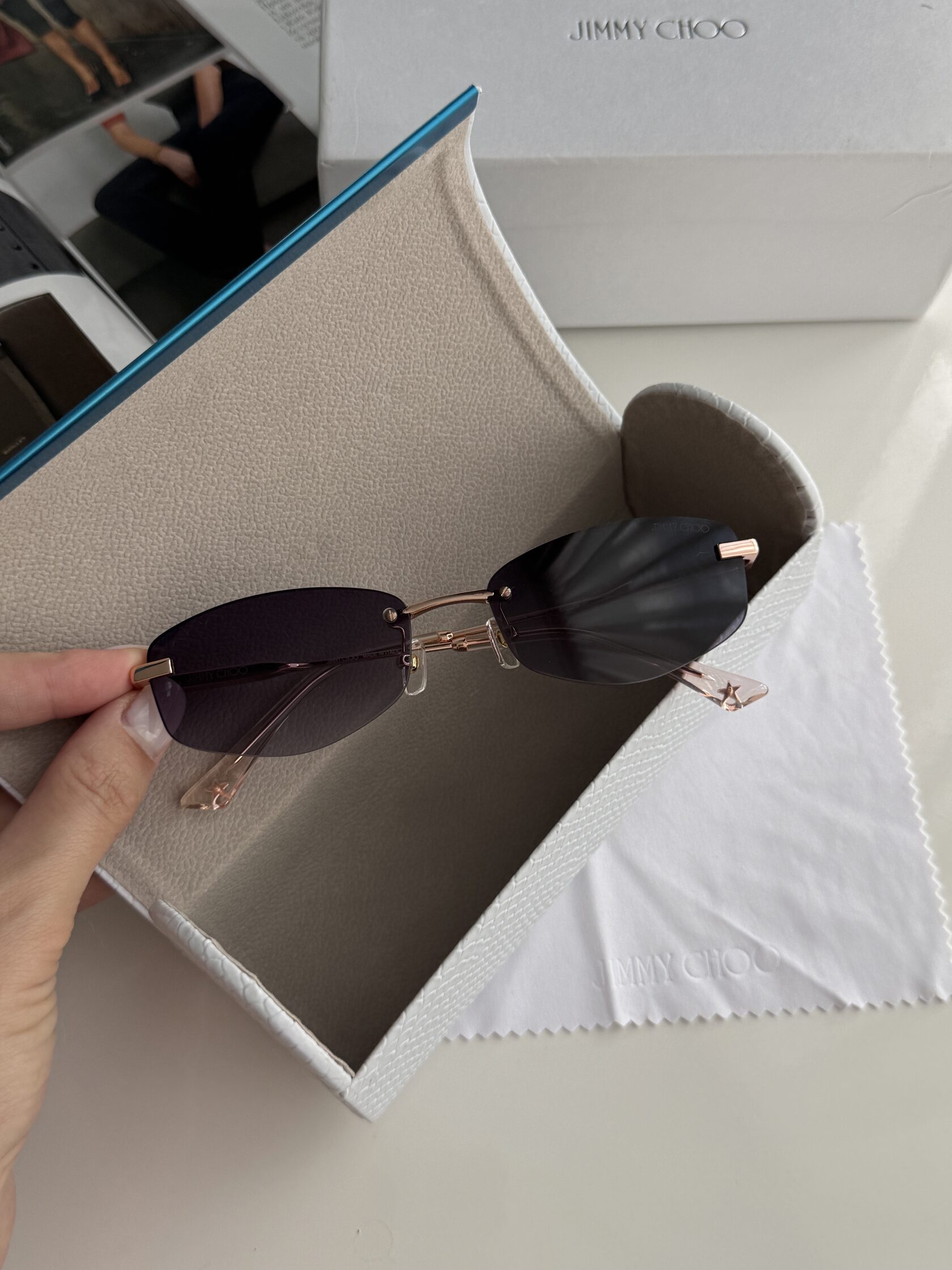 Jimmy Choo Blue/Rose Gold JC 4013D 30088G 2N - 3