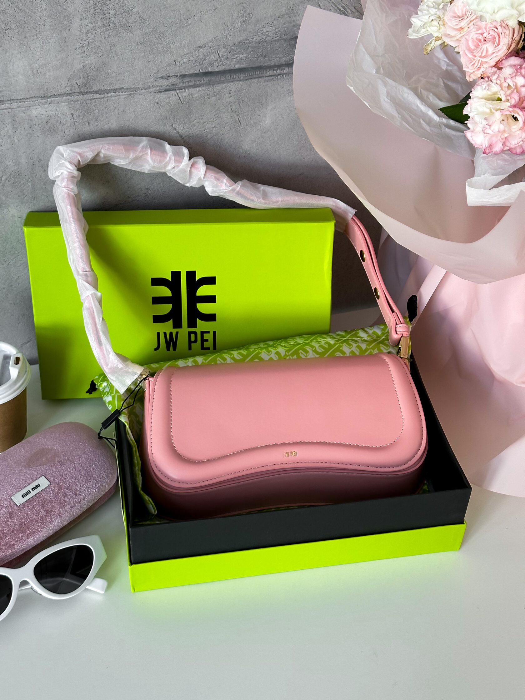 JW PEI Joy Shoulder Bag Pink - 2