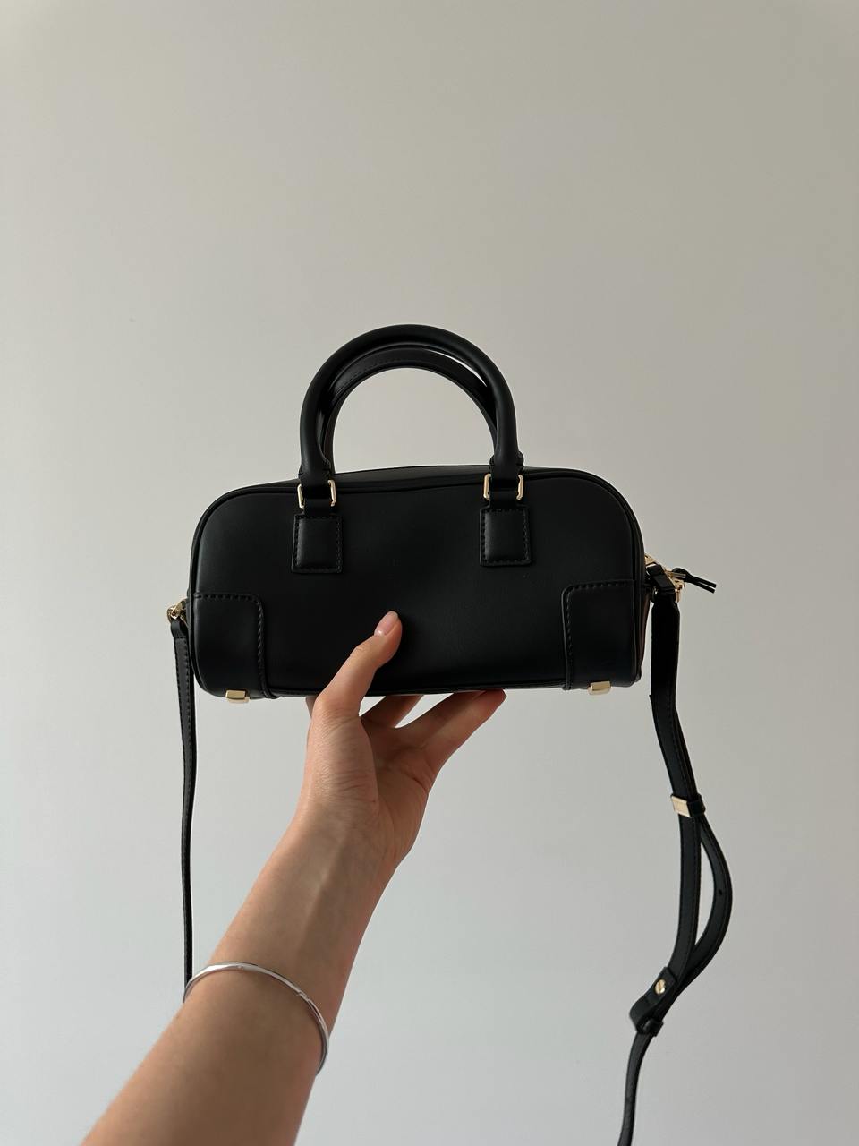 Loewe Amazona 23 Cropped Bag in Nappa Calfskin Black - 8