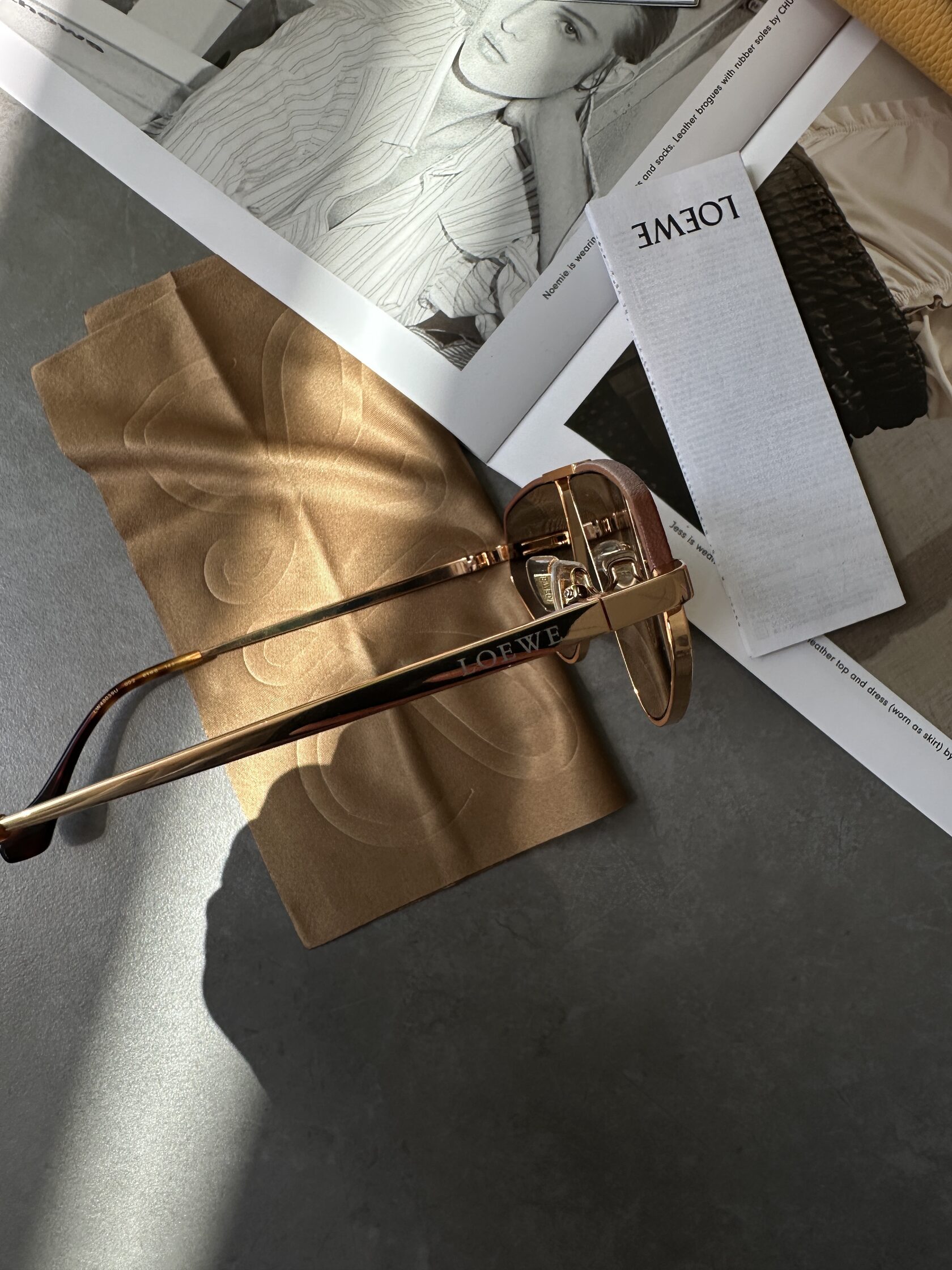 Loewe Brown/Gold LW40039U 002 - 10