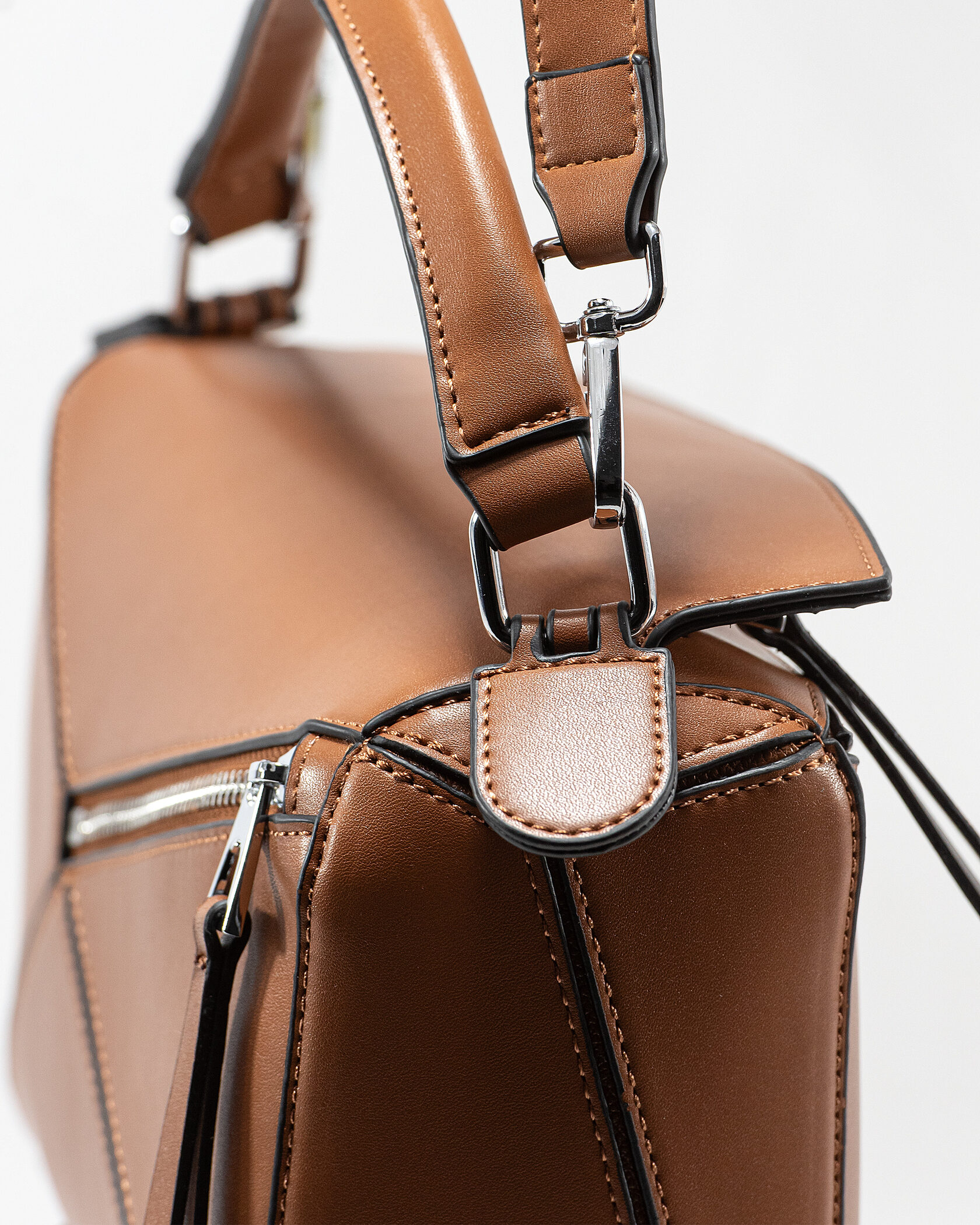 Loewe Paula's Ibiza Puzzle Bag In Classic Calfskin Brown - 7