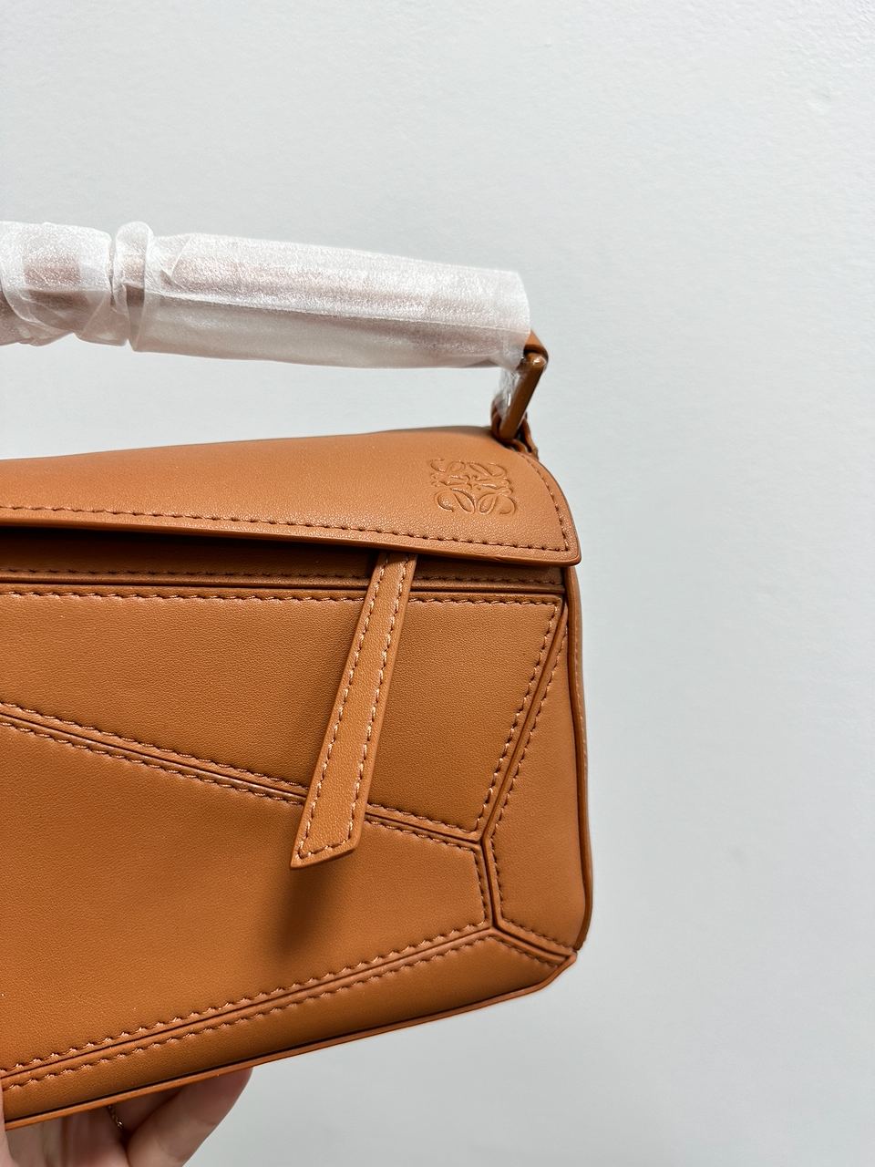 Loewe Paula's Ibiza Puzzle Bag In Classic Calfskin Ginger - 10