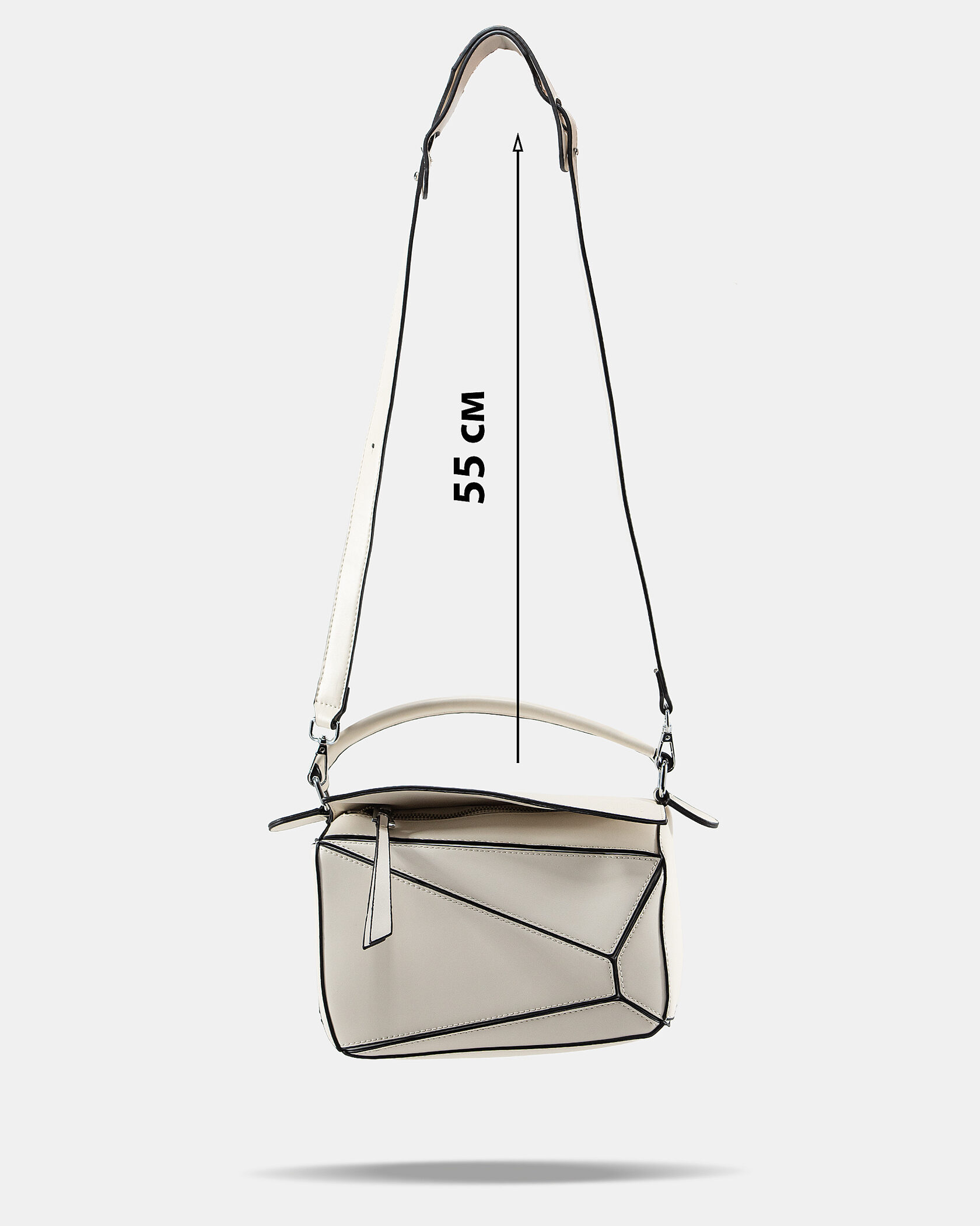 Loewe Paula's Ibiza Puzzle Bag In Classic Calfskin White - 4