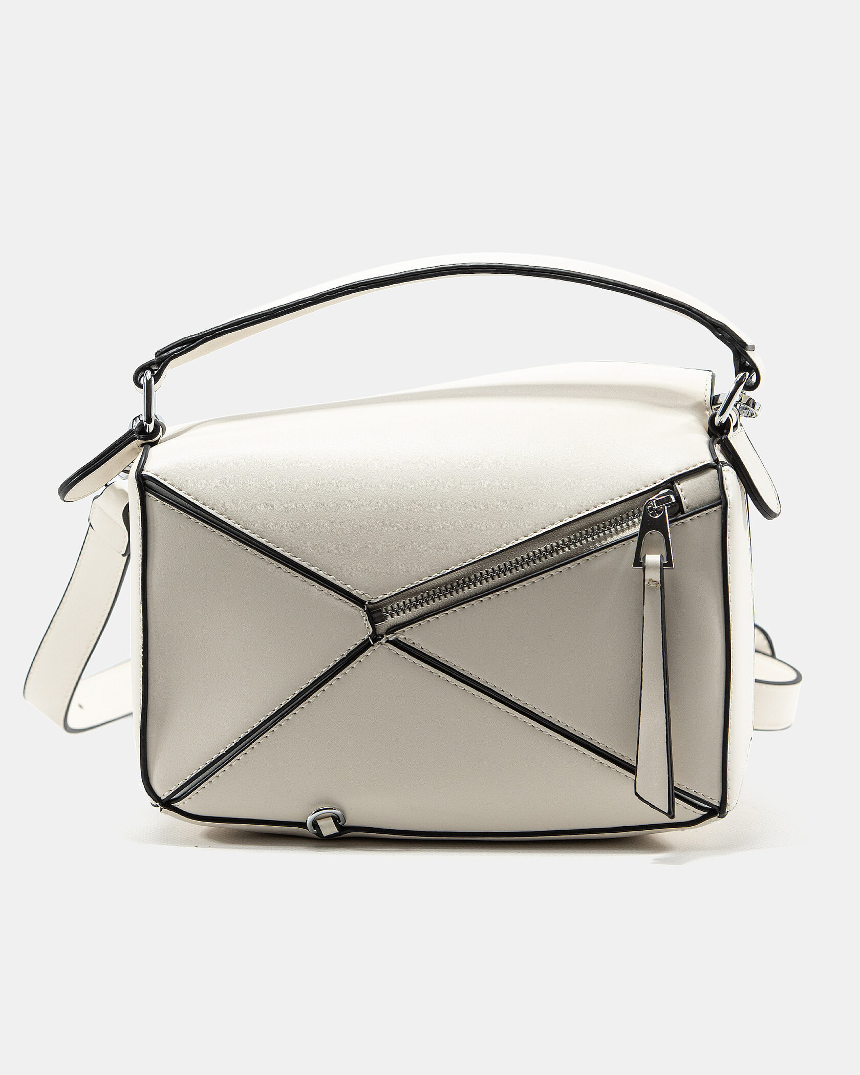 Loewe Paula's Ibiza Puzzle Bag In Classic Calfskin White - 9