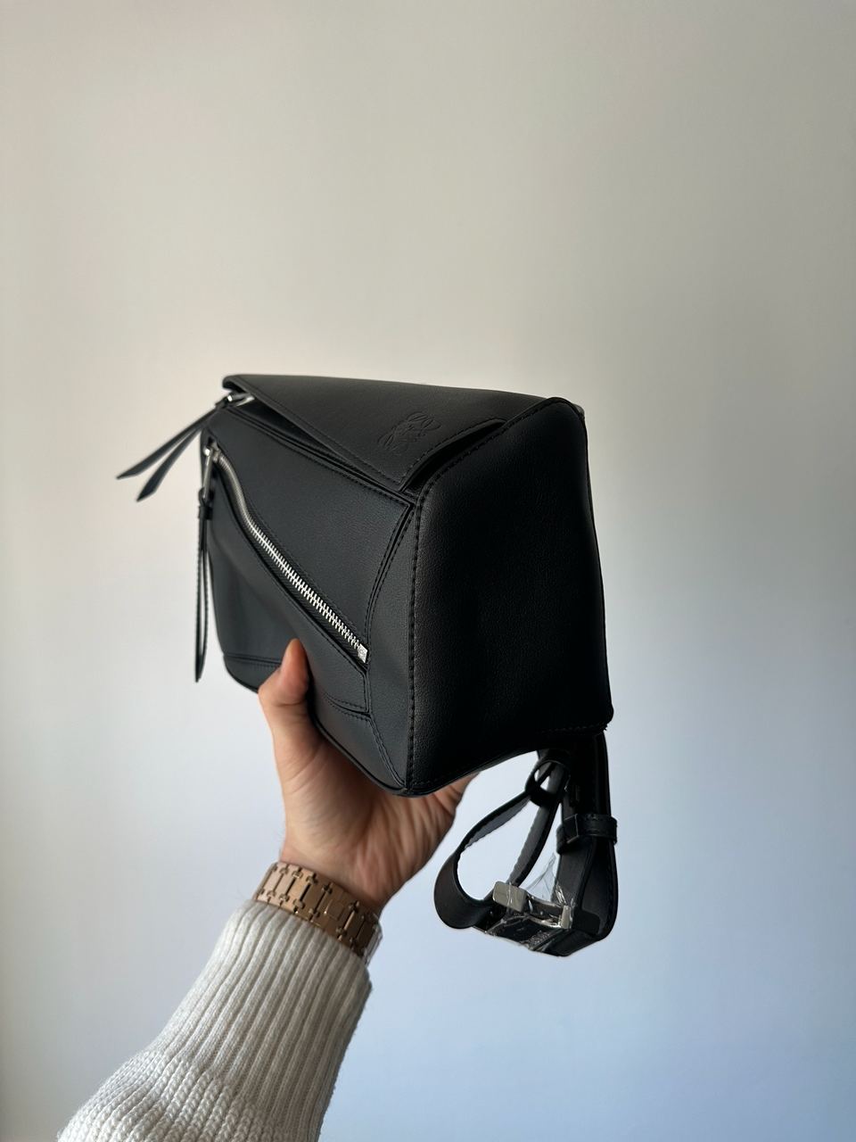 Loewe Puzzle Bag in Classic Calfksin Black - 5
