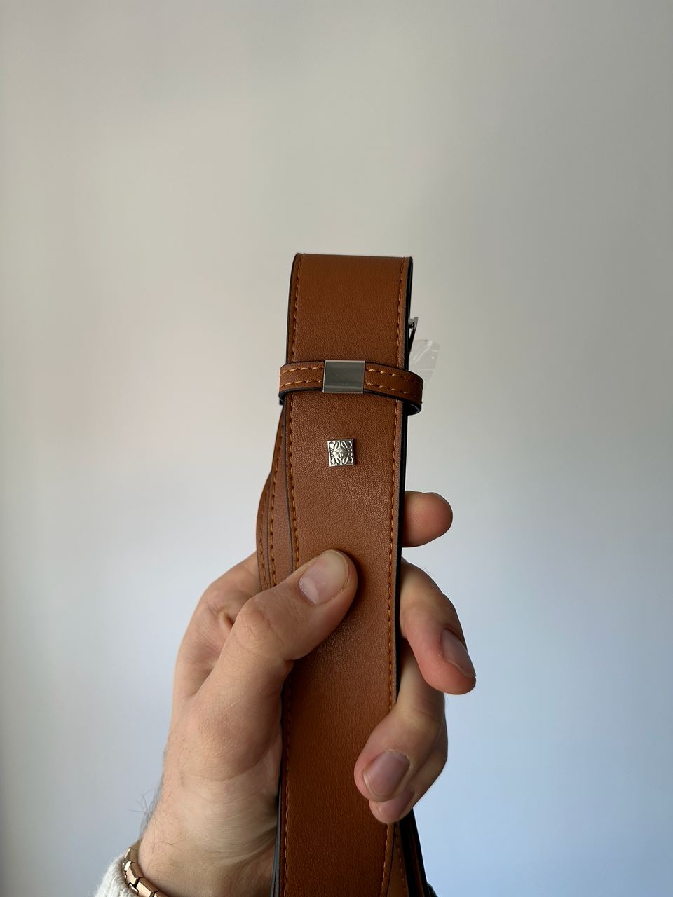 Loewe Puzzle Edge Small Bunbag Brown - 10