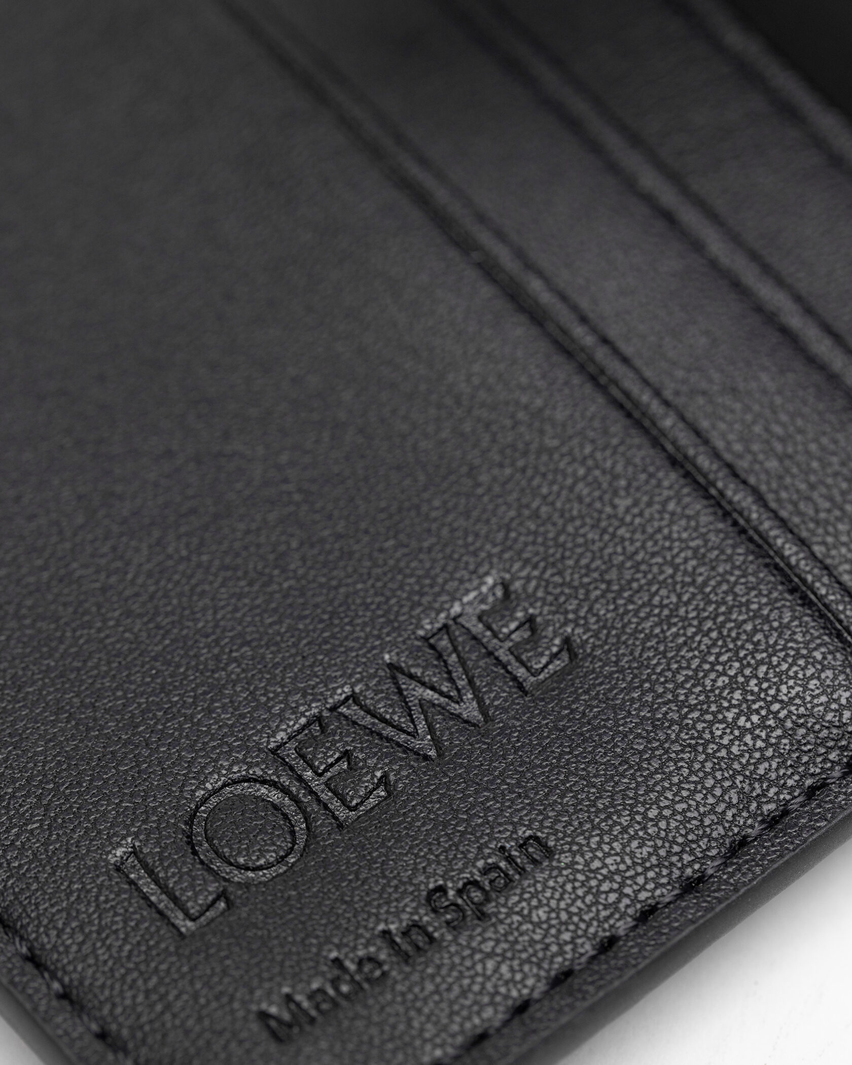Loewe Two-tone Leather Wallet Black - 5