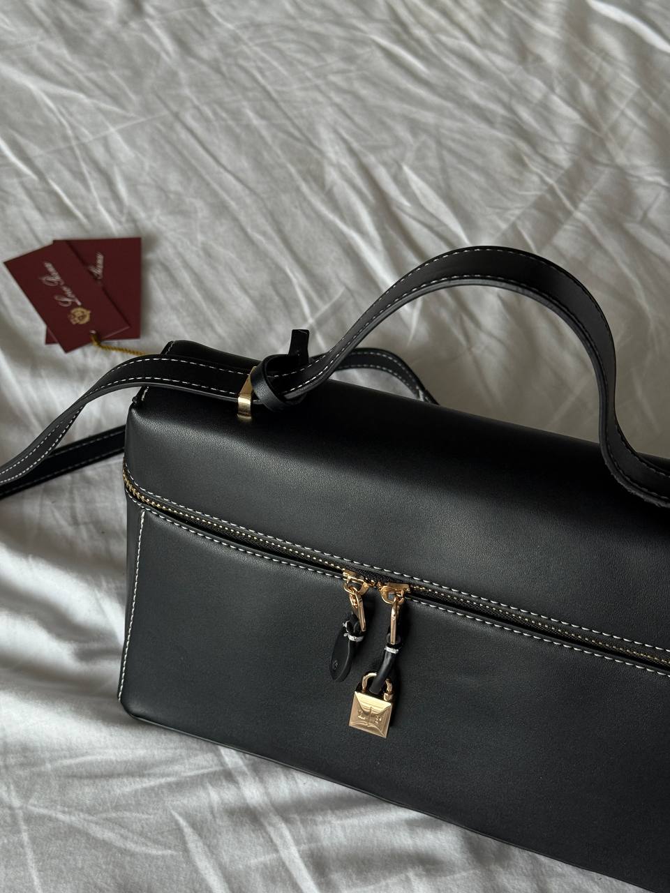 Loro Piana Extra Bag L27 Smooth Calfskin - 7