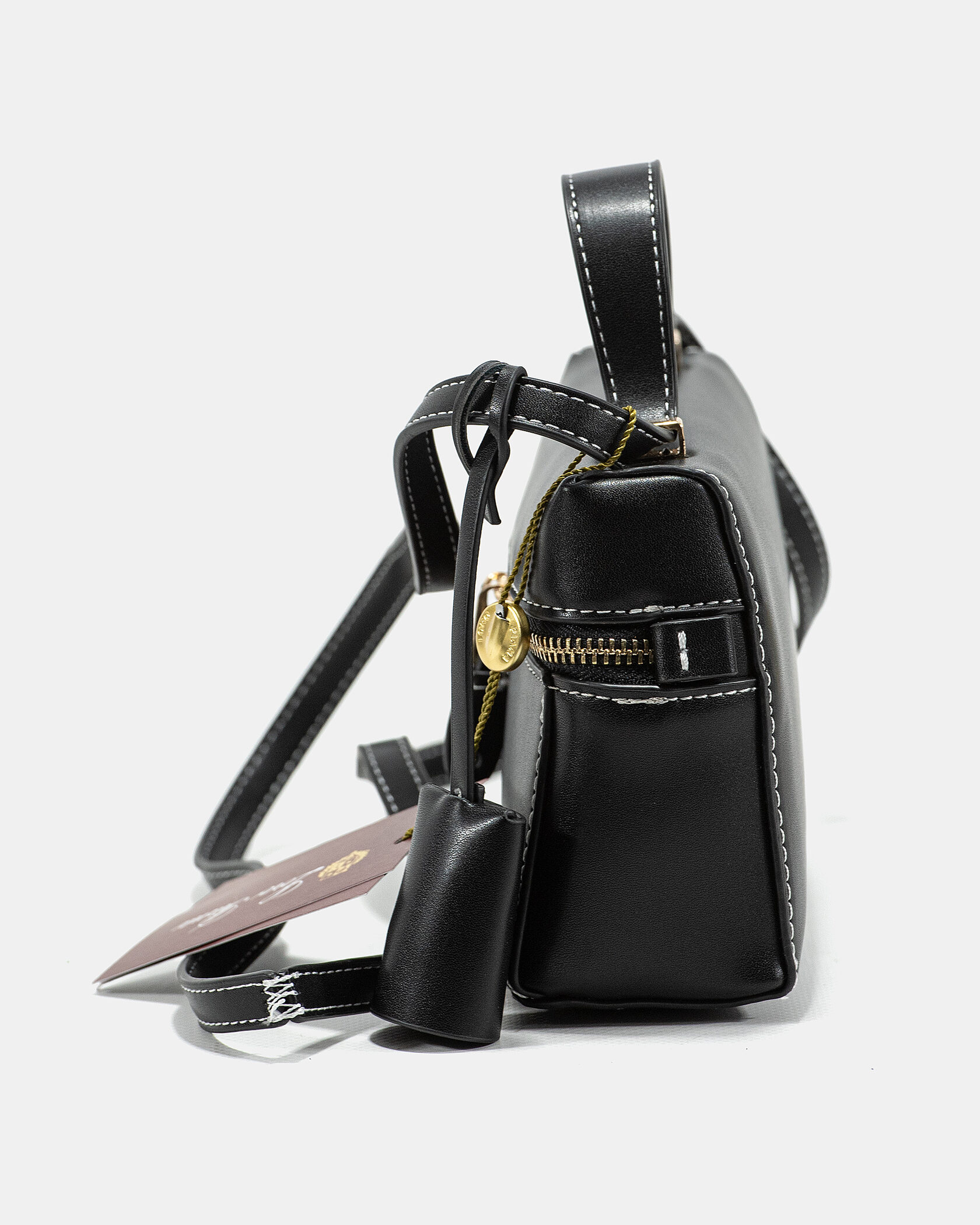 Loro Piana Extra Pocket in Smooth Leather Black - 7