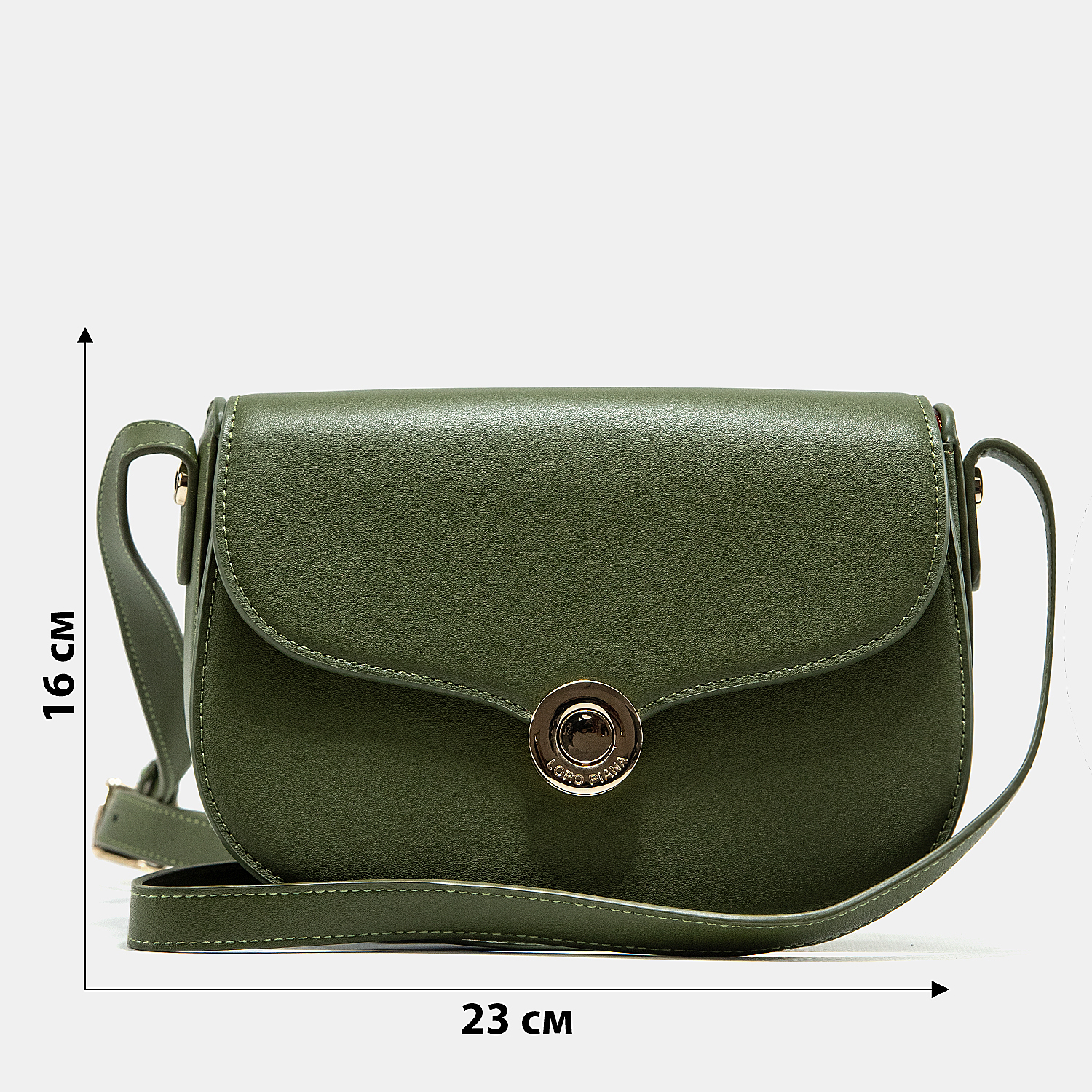 Loro Piana Small Ghiera Bag in Olive Green Smooth Calfskin - 3