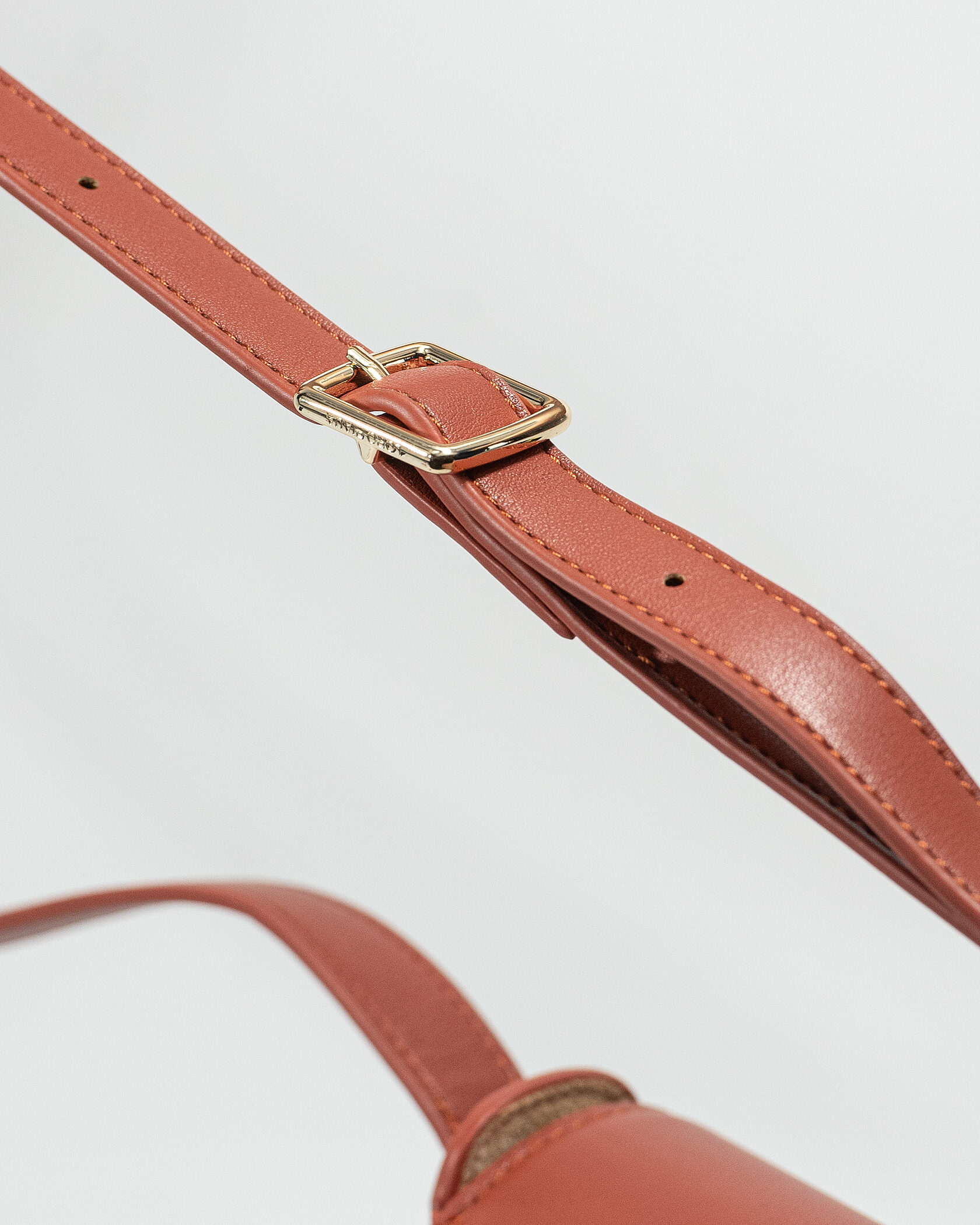 Loro Piana Small Ghiera Bag in Terracotta Smooth Calfskin - 12