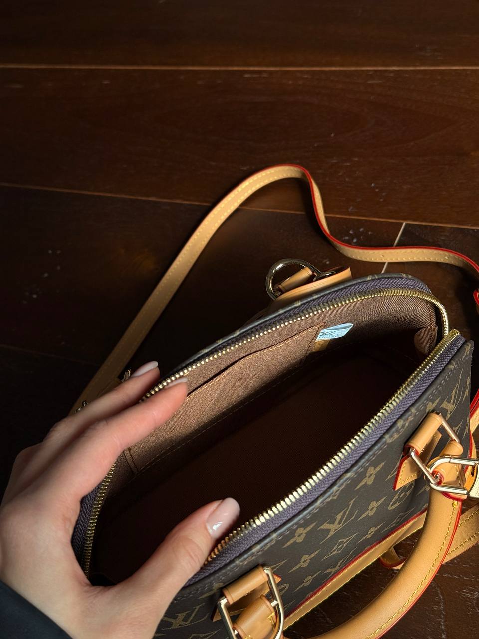 Louis Vuitton Alma BB Bag Brown/Beige - 12