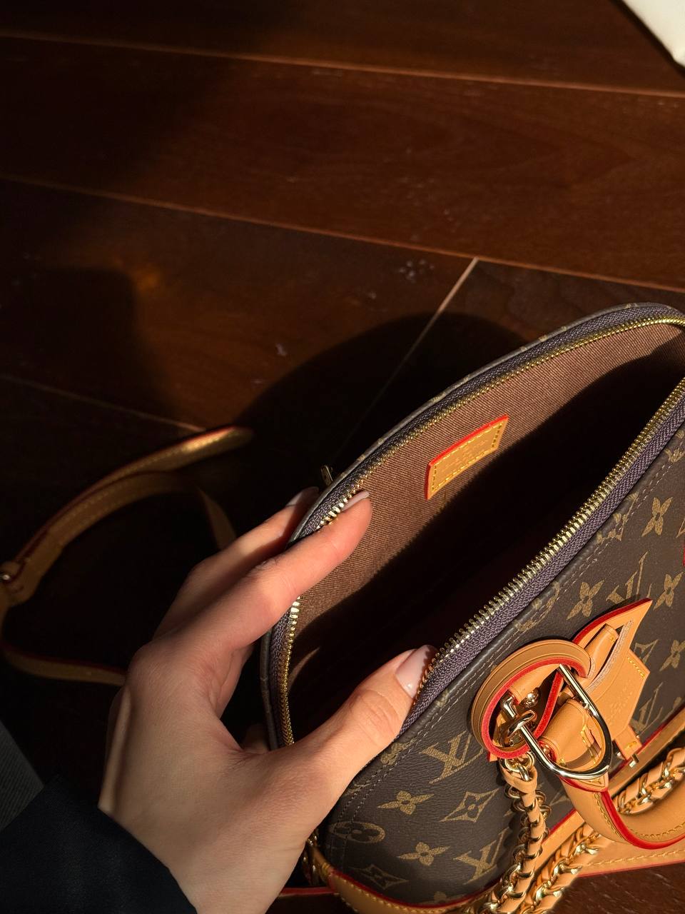 Louis Vuitton Alma BB Bag Brown/Beige - 13