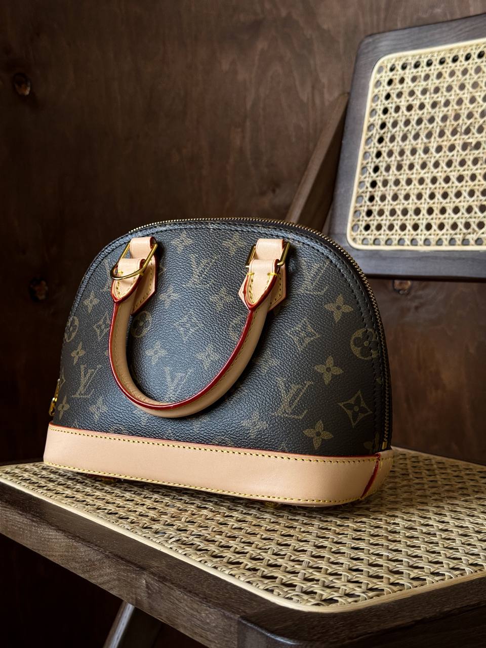Louis Vuitton alma bb monogram brown/pink - 2