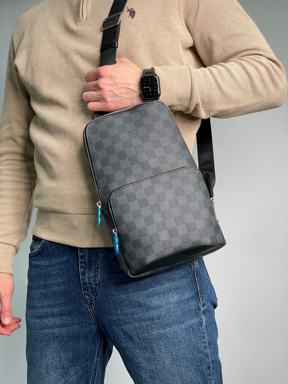 Louis Vuitton Avenue Slingbag Grey - 5