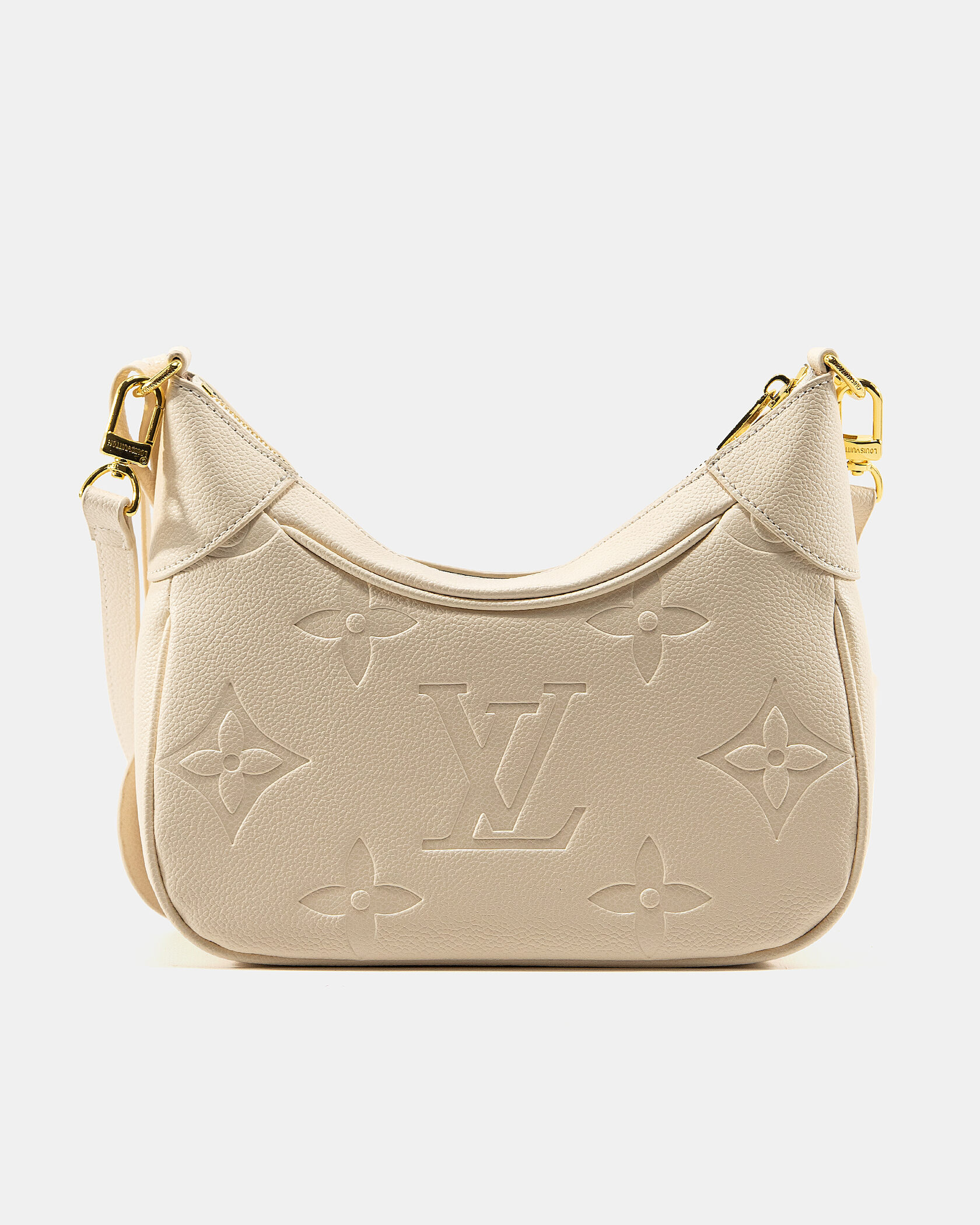 Louis Vuitton Babylone Small Hobo Bag in Cream/Beige Monogram Empreinte Leather - 6