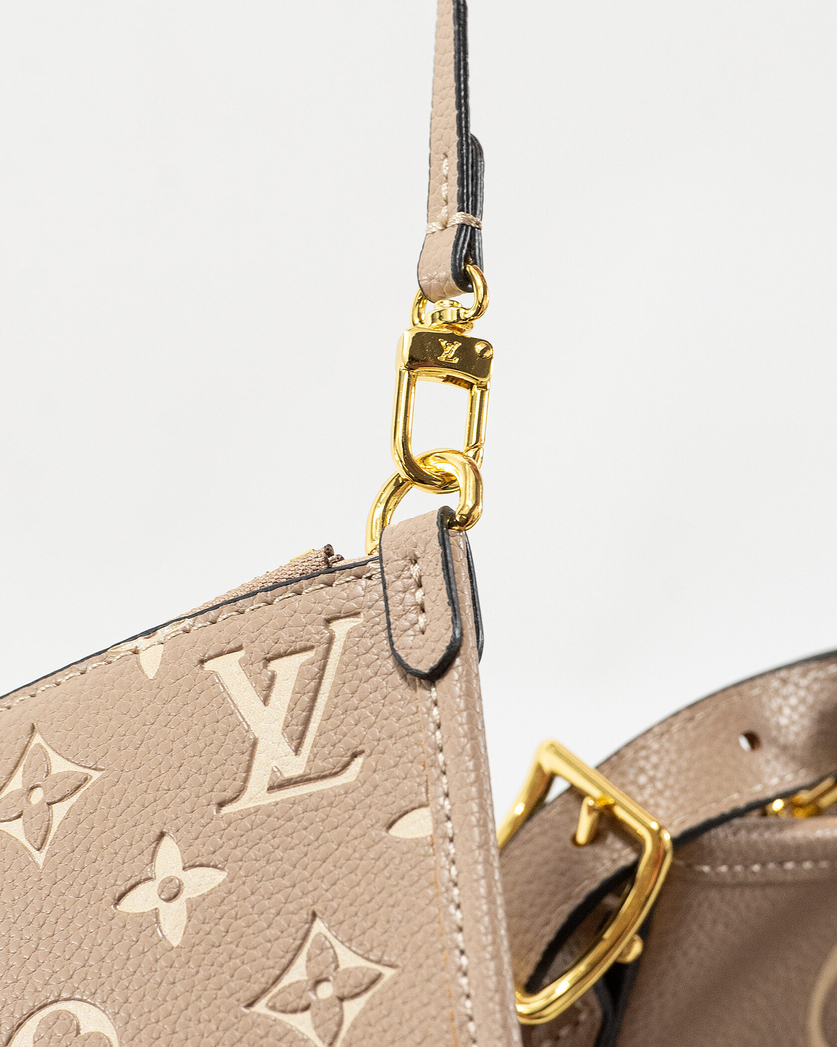 Louis Vuitton Bagatelle Medium Hobo Bag in Taupe Monogram Empreinte Leather - 15