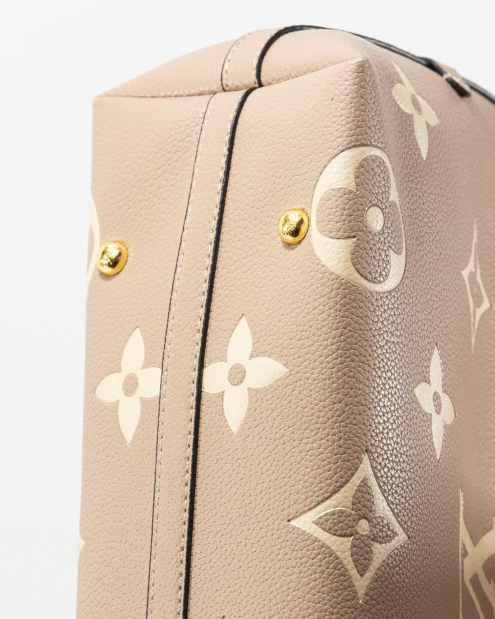 Louis Vuitton Bagatelle Medium Hobo Bag in Taupe Monogram Empreinte Leather - 17