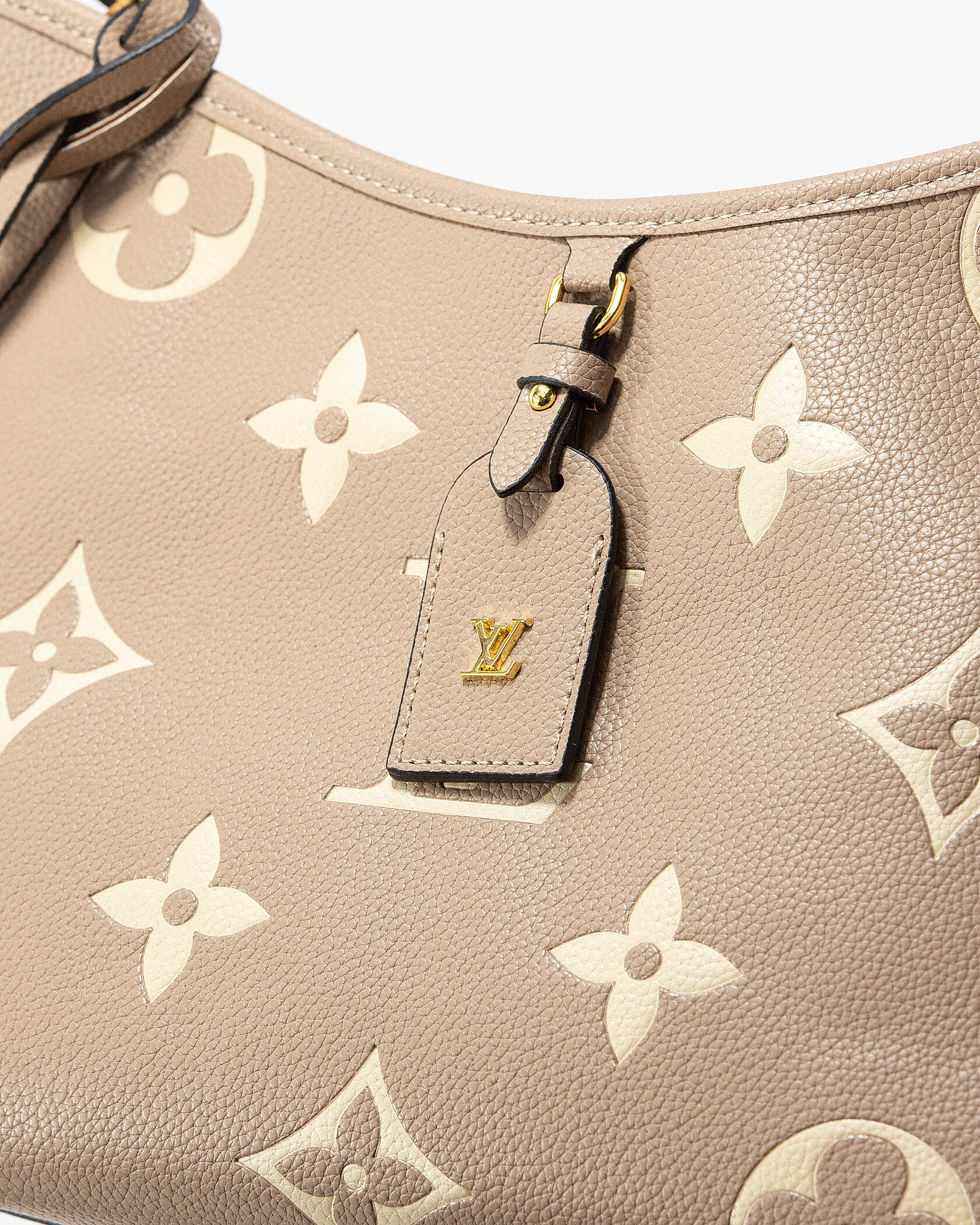 Louis Vuitton Bagatelle Medium Hobo Bag in Taupe Monogram Empreinte Leather - 7