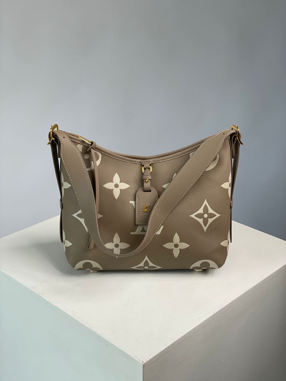 Louis Vuitton CarryAll PM Bicolor Monogram Empreinte Leather Beige - 17