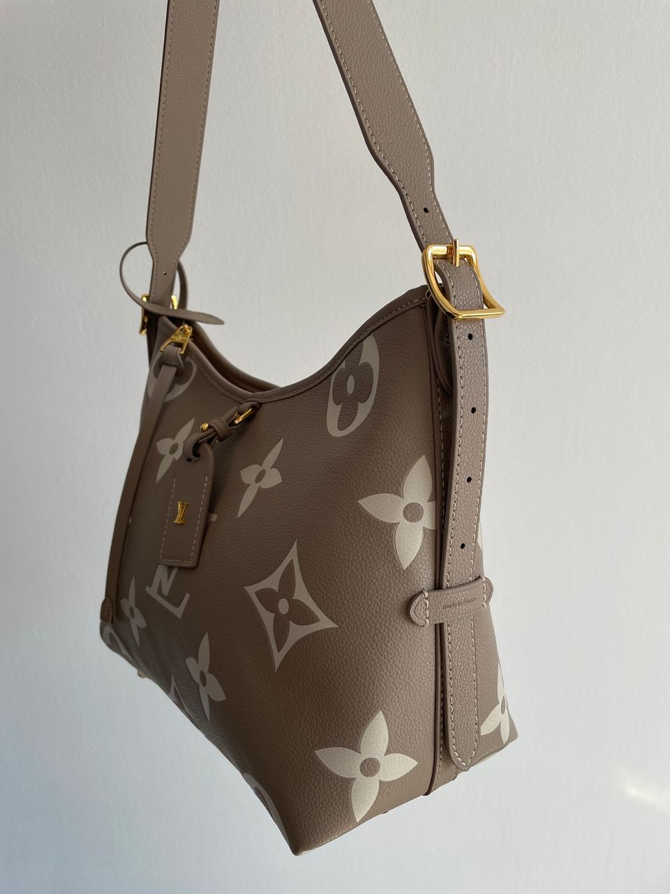 Louis Vuitton CarryAll PM Bicolor Monogram Empreinte Leather Beige - 7