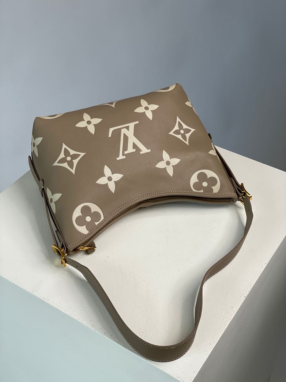 Louis Vuitton CarryAll PM Bicolor Monogram Empreinte Leather Beige - 8