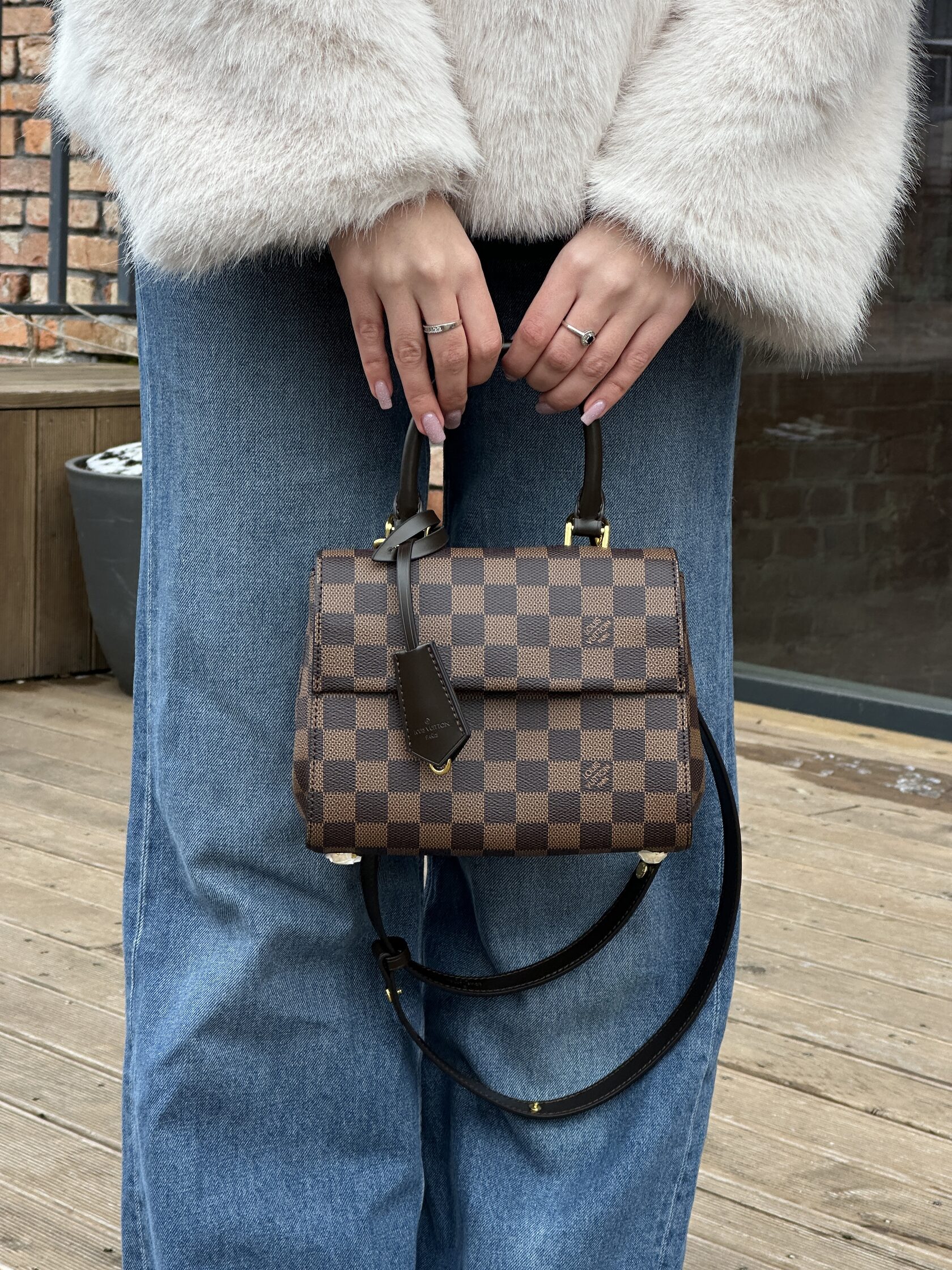 Louis Vuitton Cluny Mini Damier Ebene - 7