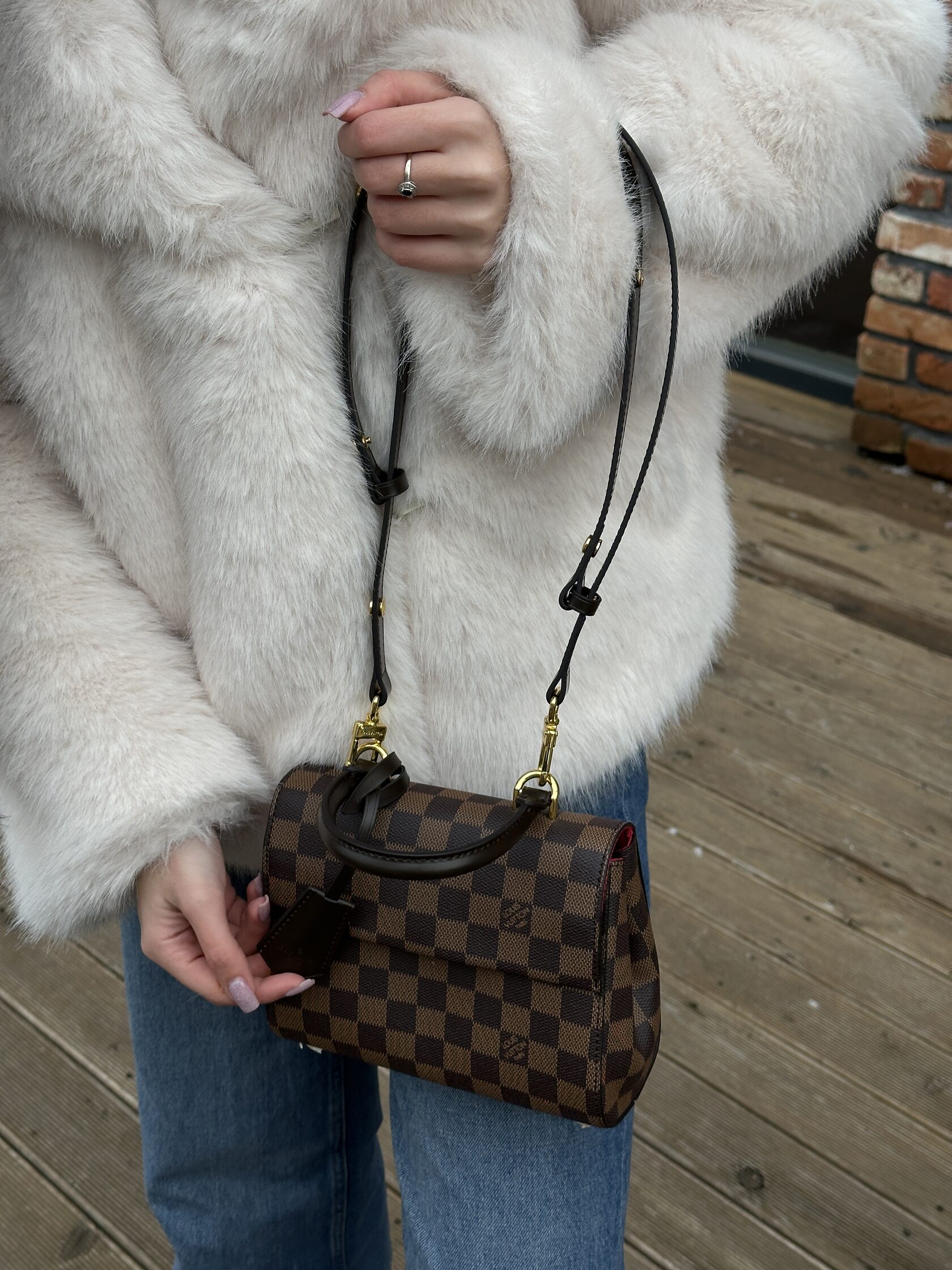 Louis Vuitton Cluny Mini Damier Ebene - 9