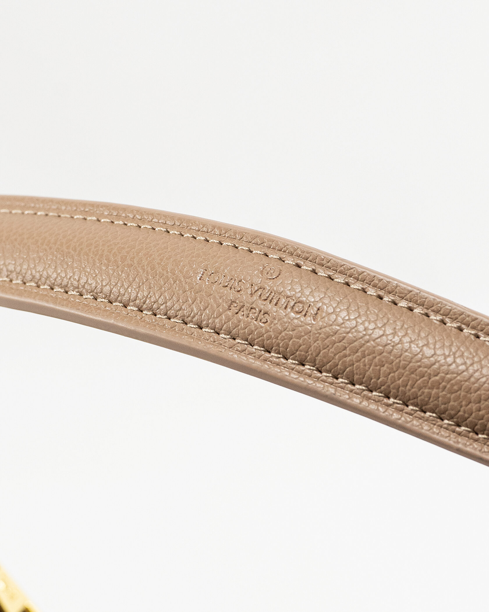 Louis Vuitton Croissant Small Hobo Bag in Taupe Monogram Empreinte Leather - 14