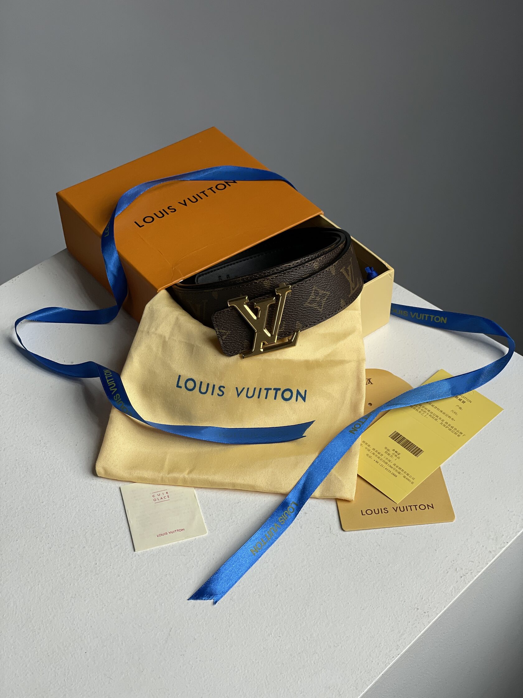 Louis Vuitton Iconic 35 mm Belt Gold - 5