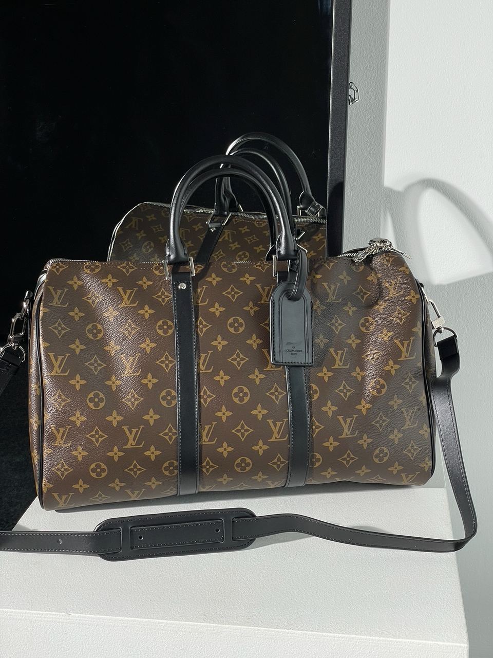 Louis Vuitton Keepall Bandouliere 45 Brown Canvas - 2