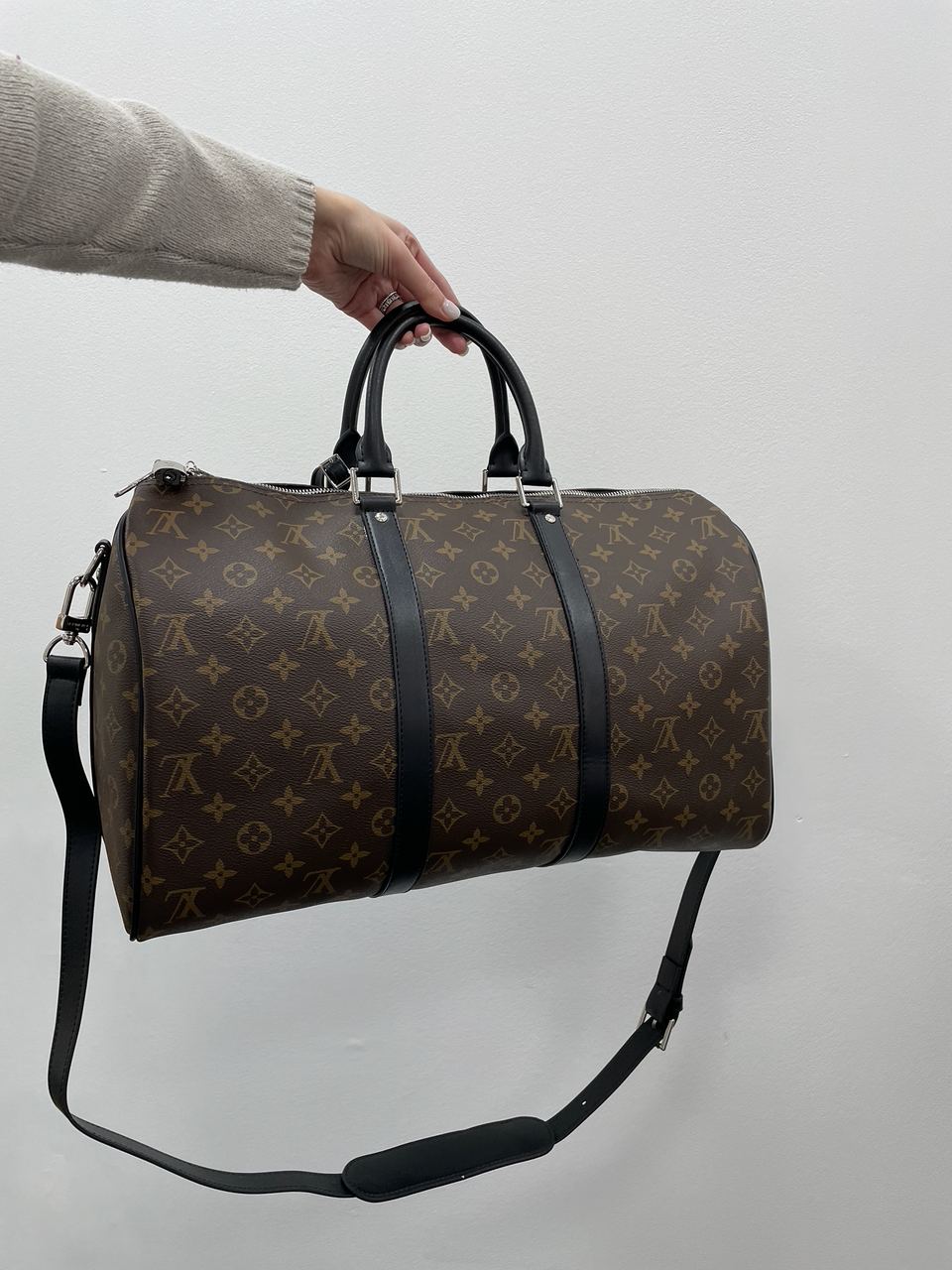 Louis Vuitton Keepall Bandouliere 45 Brown Canvas - 7