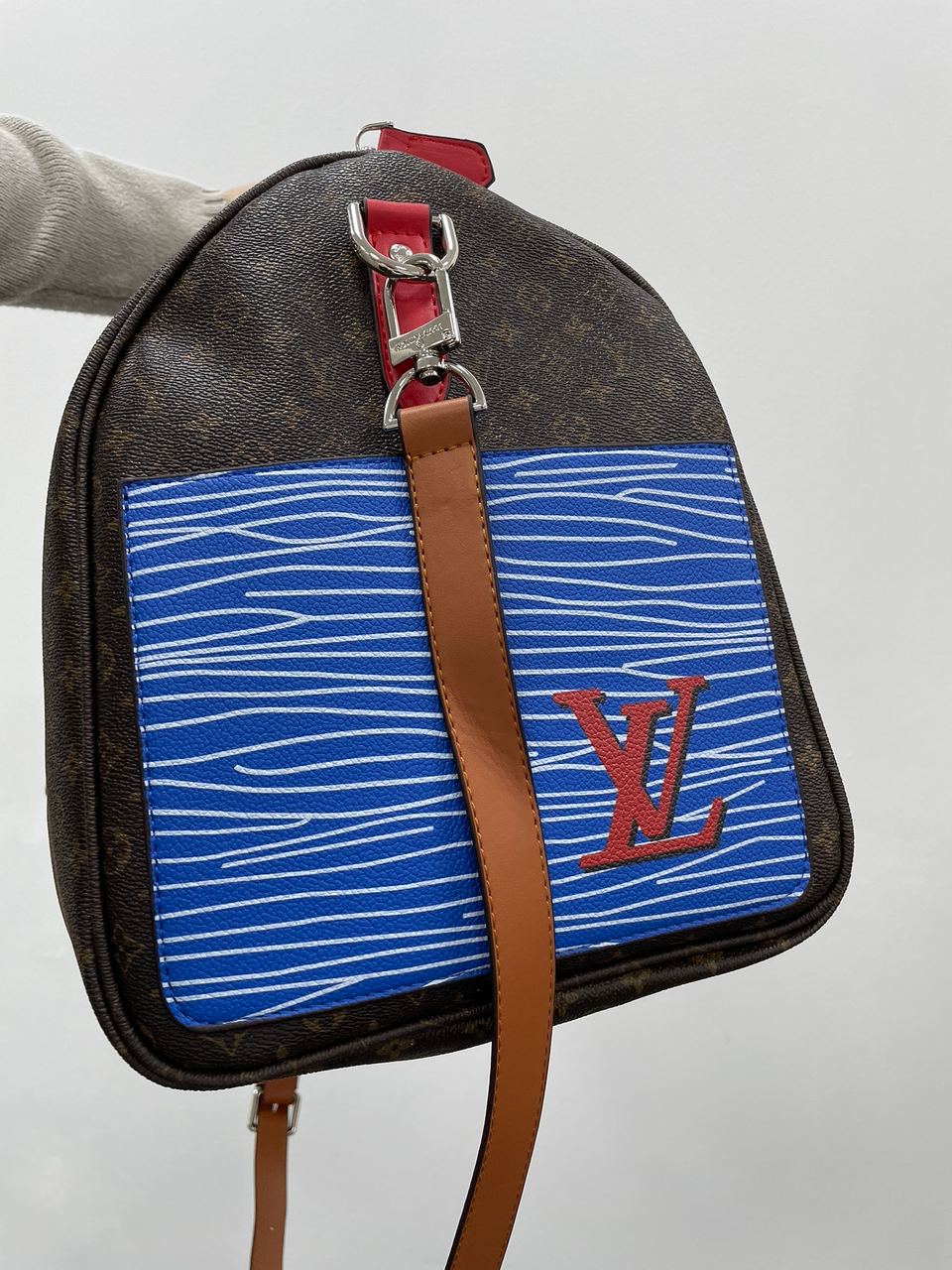 Louis Vuitton Keepall Bandouliere Bag Limited Edition Patchwork Monogram Canvas - 17