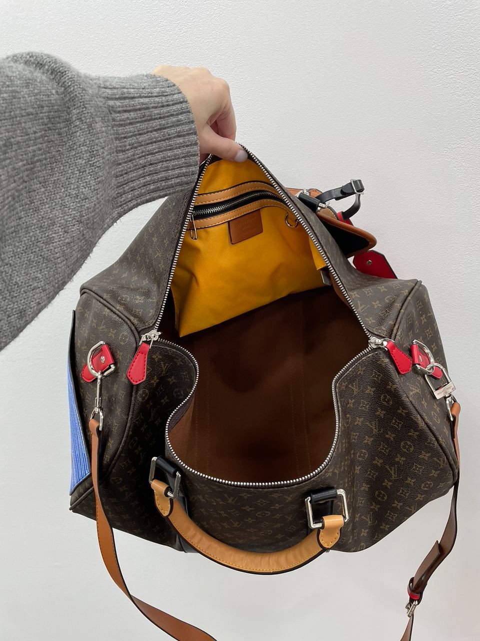 Louis Vuitton Keepall Bandouliere Bag Limited Edition Patchwork Monogram Canvas - 23