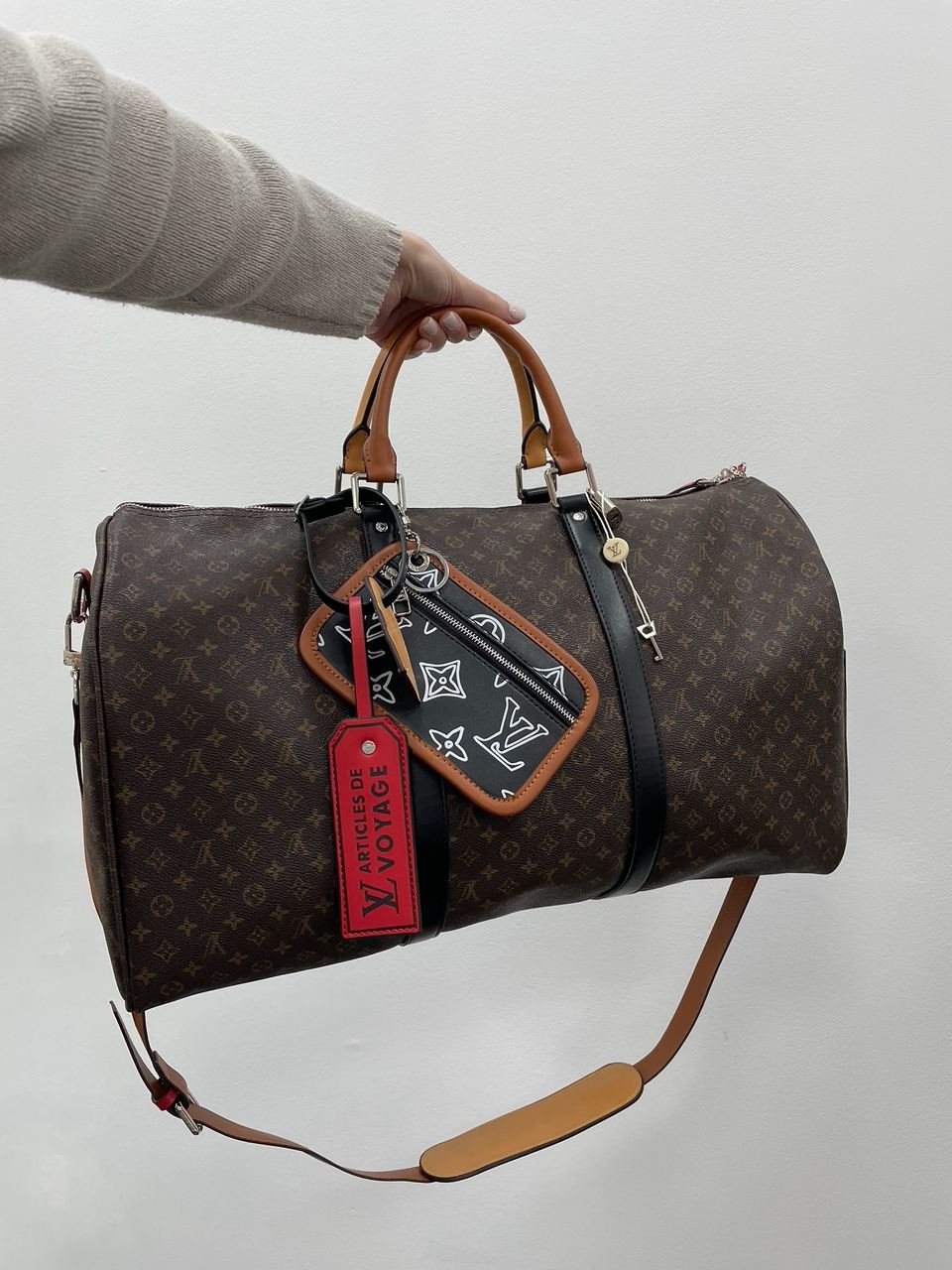 Louis Vuitton Keepall Bandouliere Bag Limited Edition Patchwork Monogram Canvas - 8