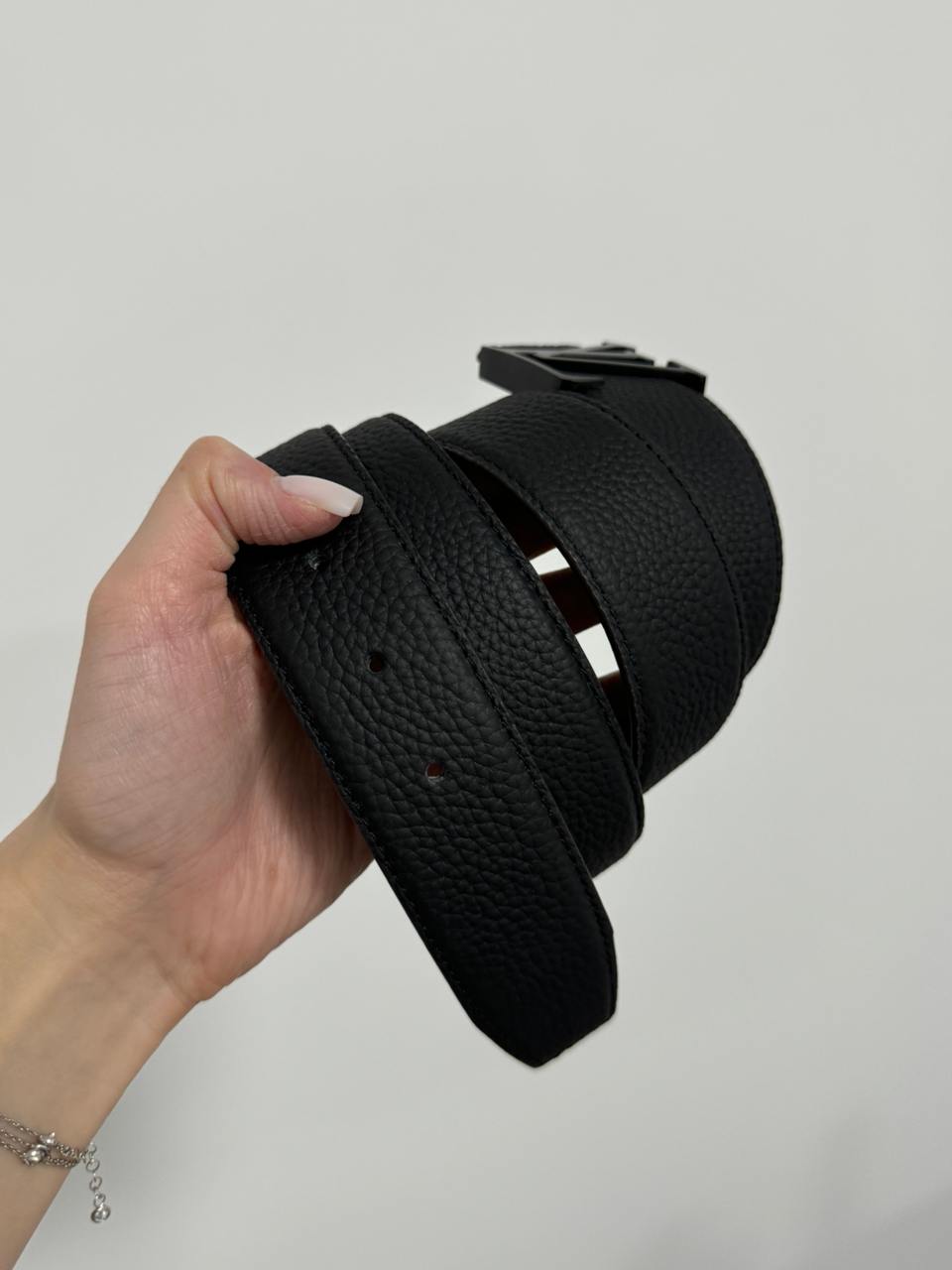 Louis Vuitton Leather Belt Black/Black - 11