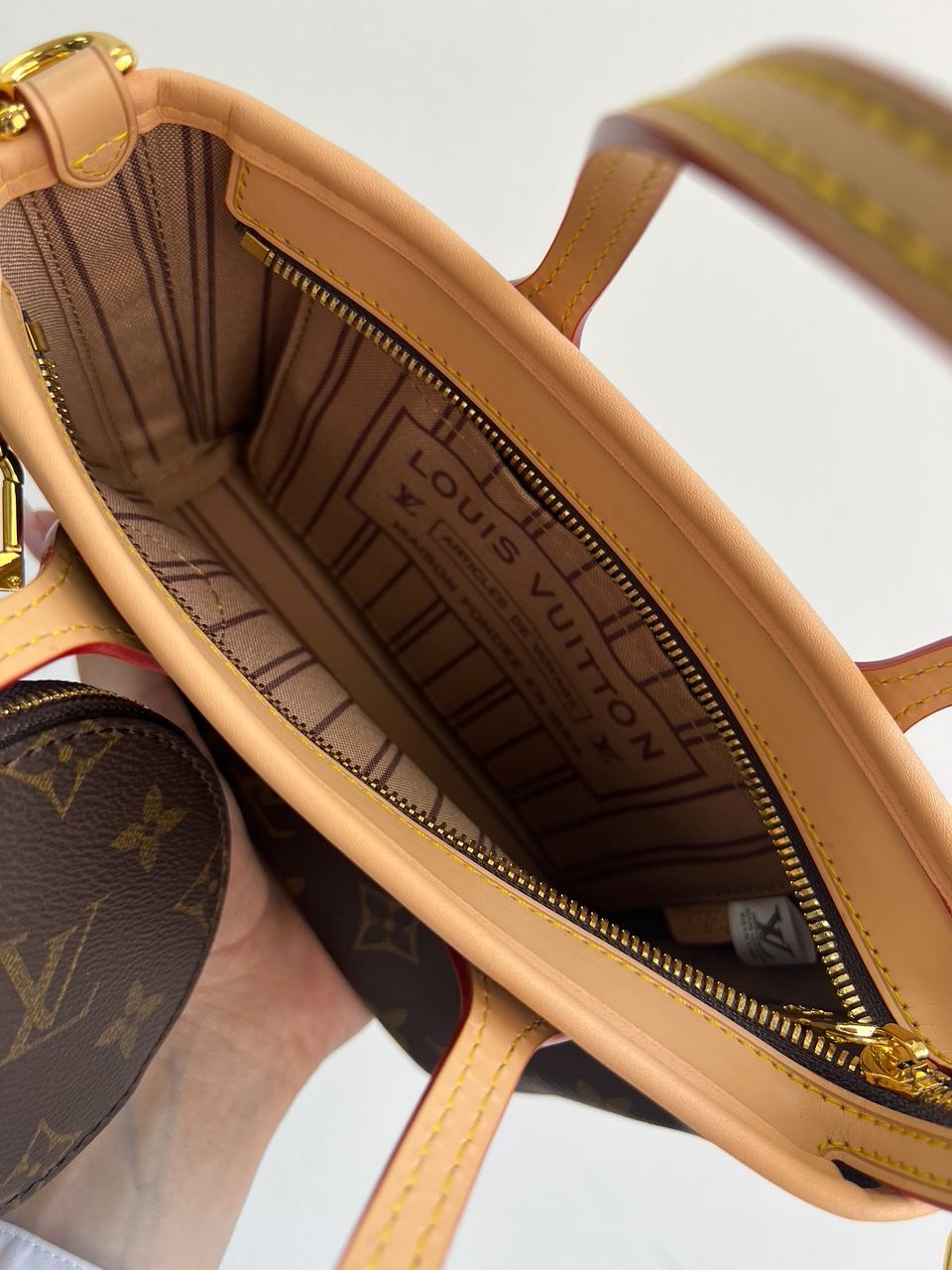 Louis Vuitton Monogram Neverfull BB Beige - 10